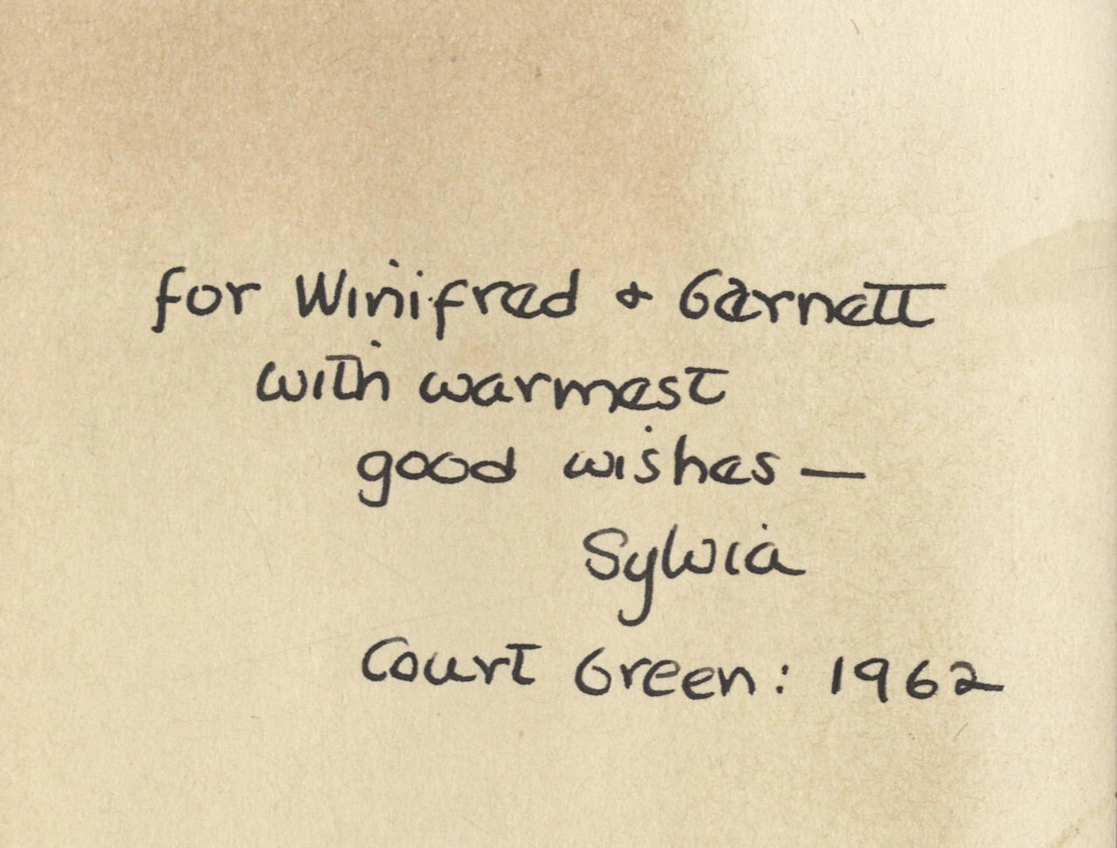 PLATH (SYLVIA) The Colossus & Other Poems, first American edition, AUTHOR'S PRESENTATION COPY, INSCRIBED "For Winifred & Garnett with warmest good wishes - Sylvia Court Green: 1962" on the front free 