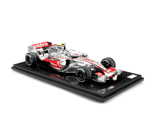 A 1:8 scale model of Lewis Hamilton's 2007 Canadian Grand Prix winning McLaren Mercedes MP4-22A by Amalgam,