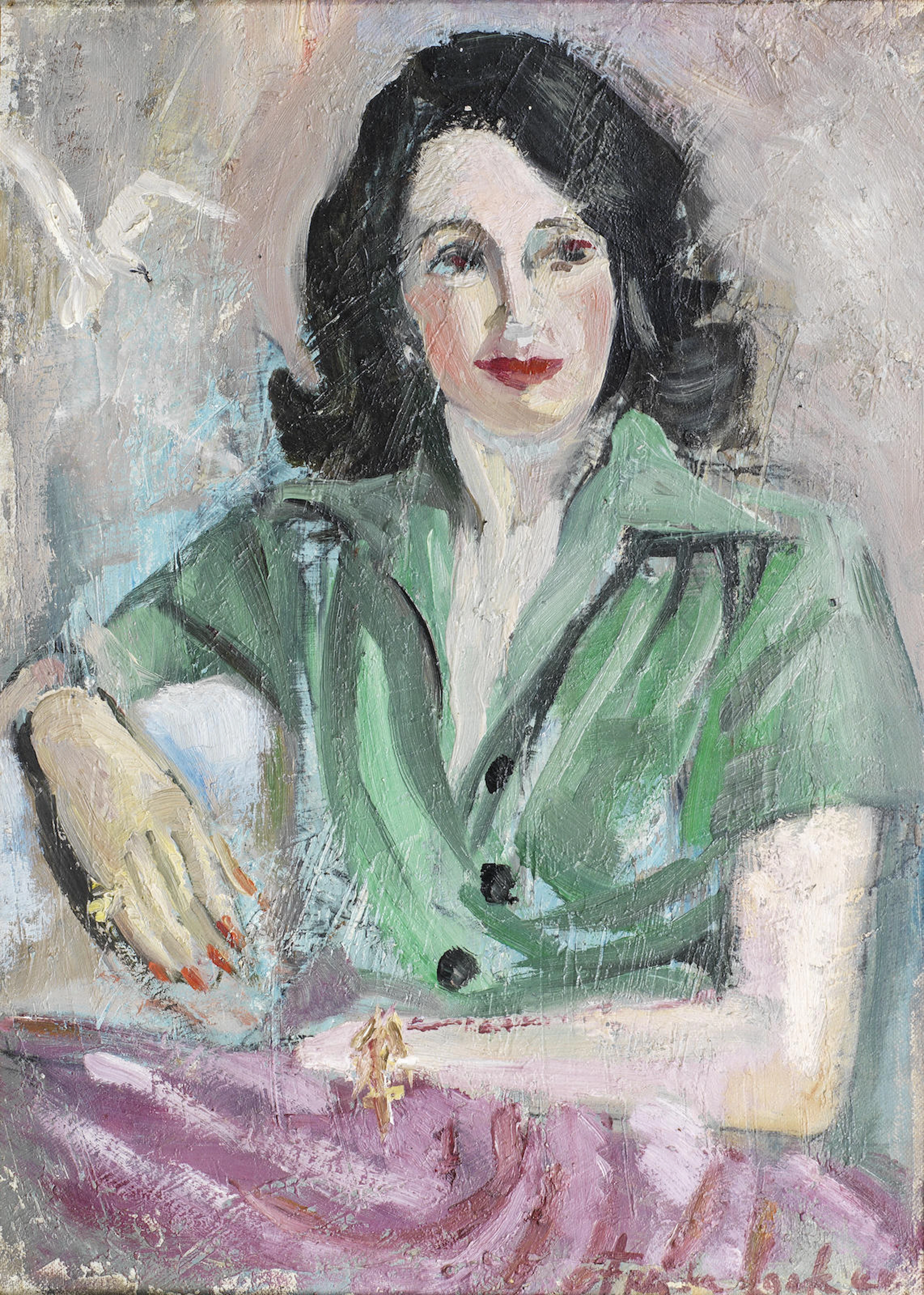 Portrait of Mrs Charles ('Midge') Marais