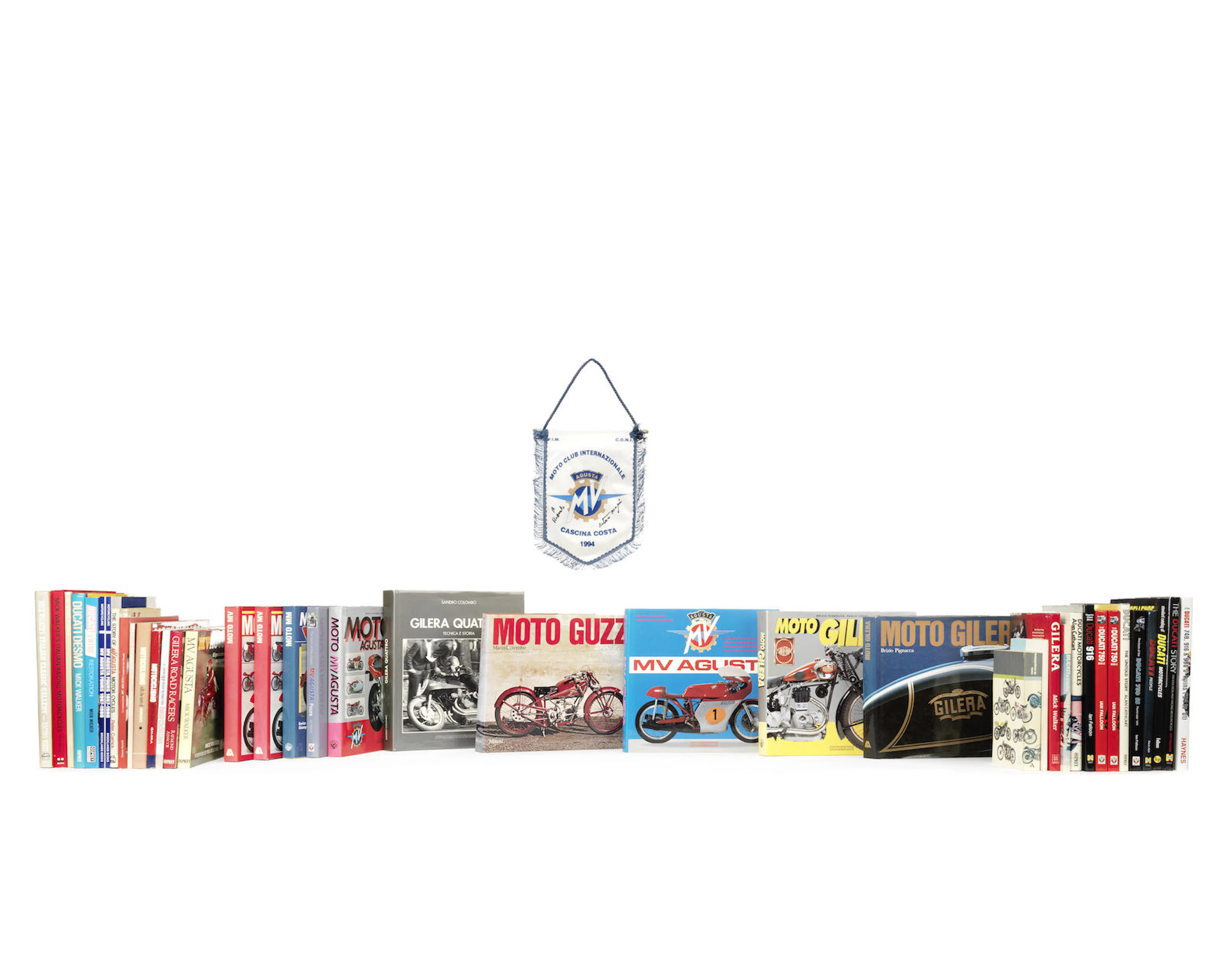 A quantity of Italian motorcycle books,