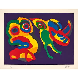 Karel Appel (1921-2006); Happy Meeting portfolio (6 works);