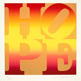 Robert Indiana (1928-2018); Four Seasons of Hope (Gold) (4 works);