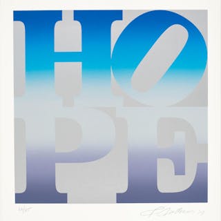 Robert Indiana (1928-2018); Four Seasons of Hope (Silver) (4 works);