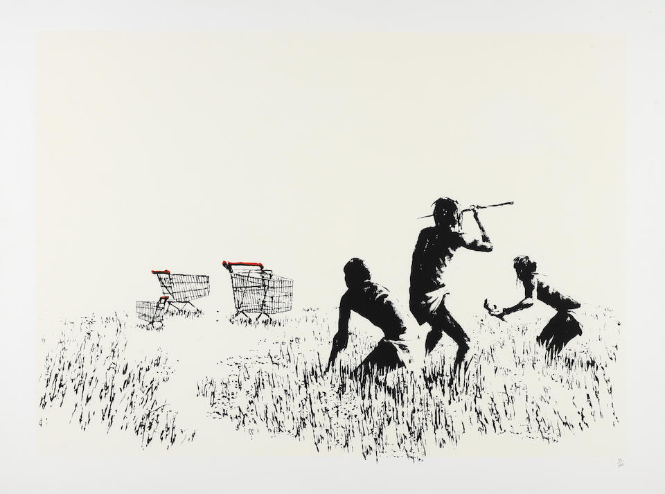 Banksy (British, Born 1974) Trolleys (LA Edition) Screenprint In | Barnebys