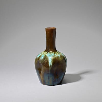 Dr Christopher Dresser: Made by Linthorpe Pottery Dimpled vase, circa ...