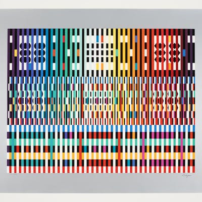Yaacov Agam (born 1928); Untitled (Integrated Rainbow);