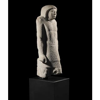 An Egyptian limestone statue of Sekhemankhptah
