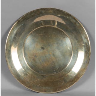 Grande piatto in argento diam.cm.43