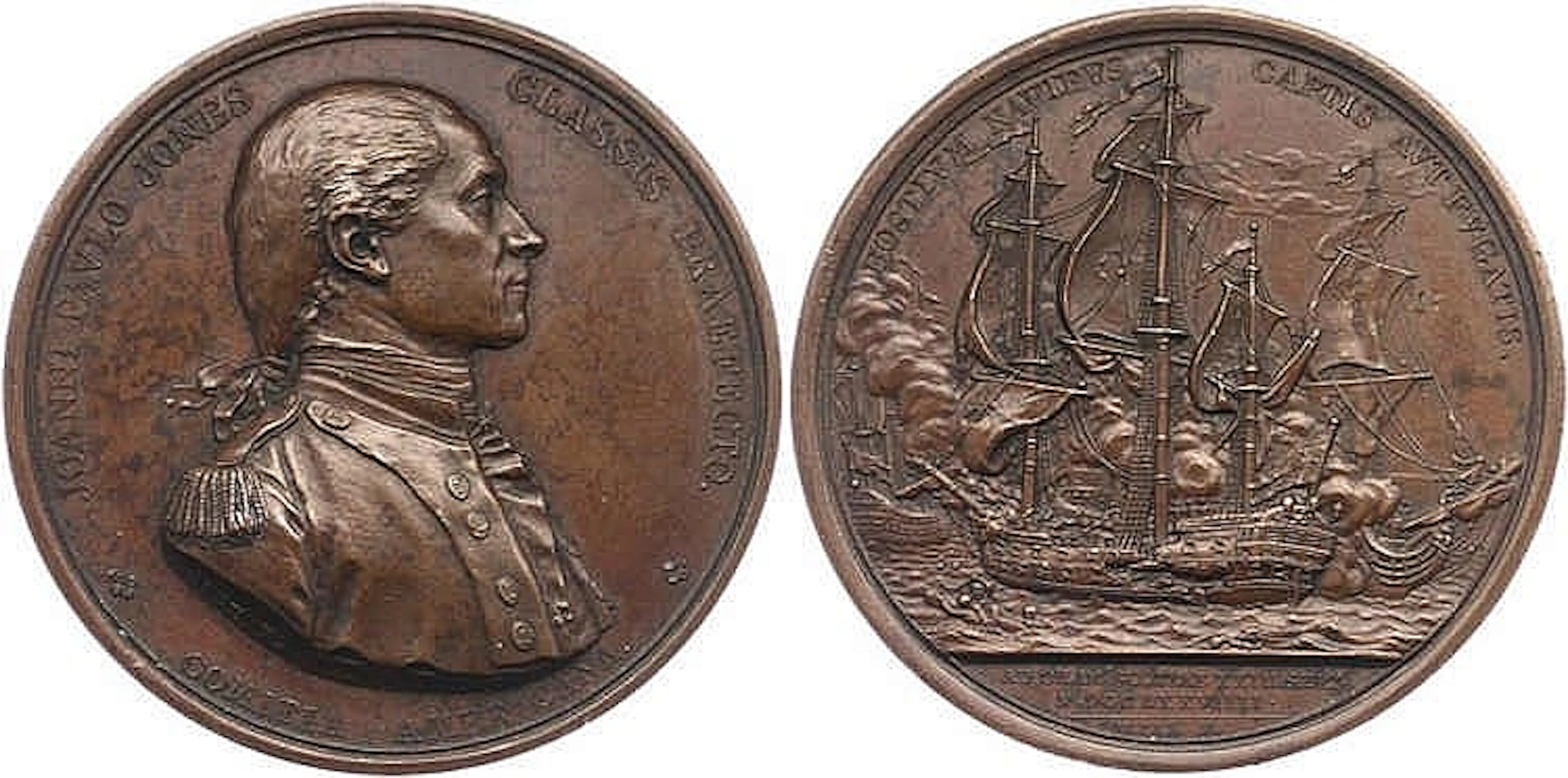 USA. Pré-Fédéral. Comitia Americana. Médaille en bronze commémorant la Capt