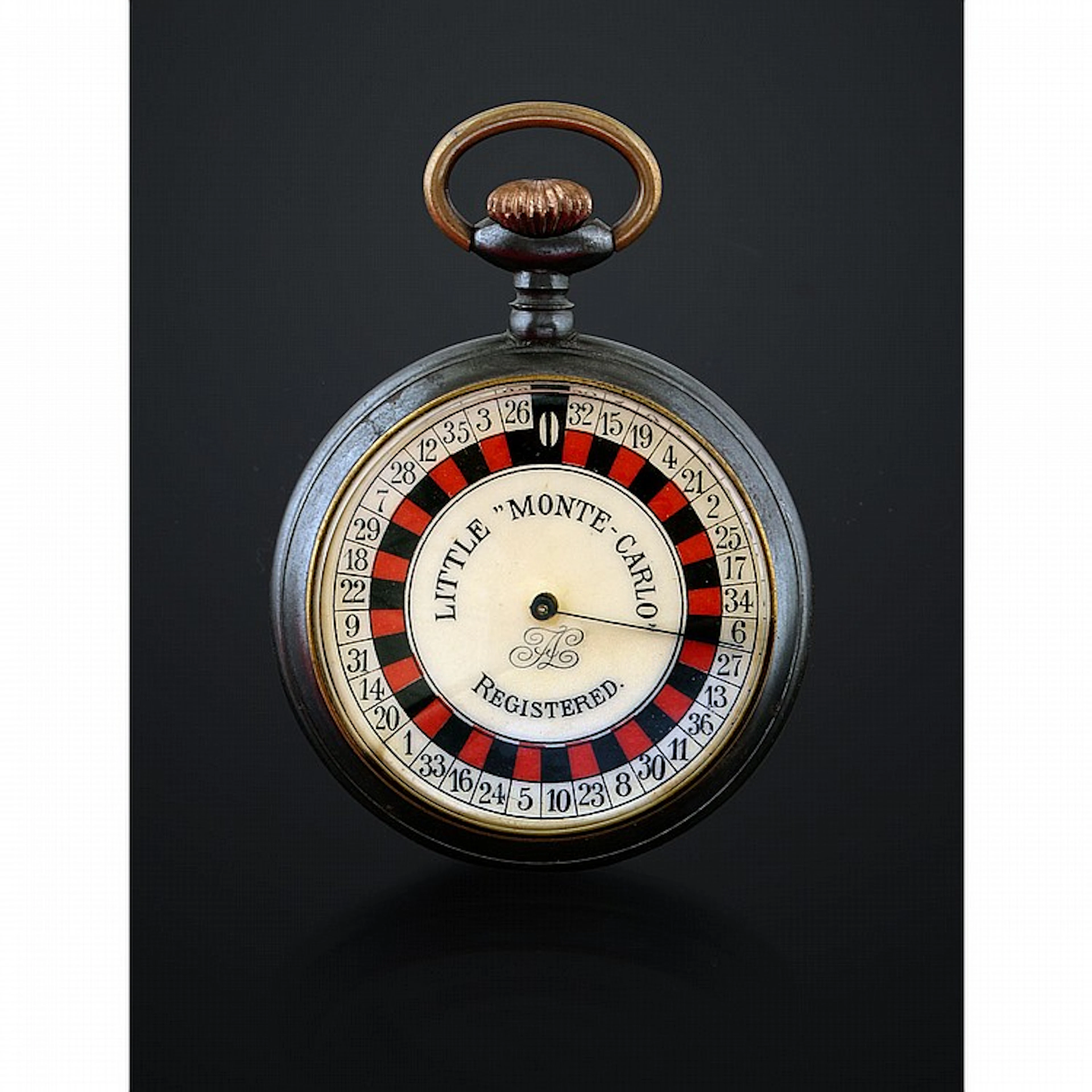 Monte-Carlo, Roulette "Little Monte-Carlo Registered", modèle déposé, breve