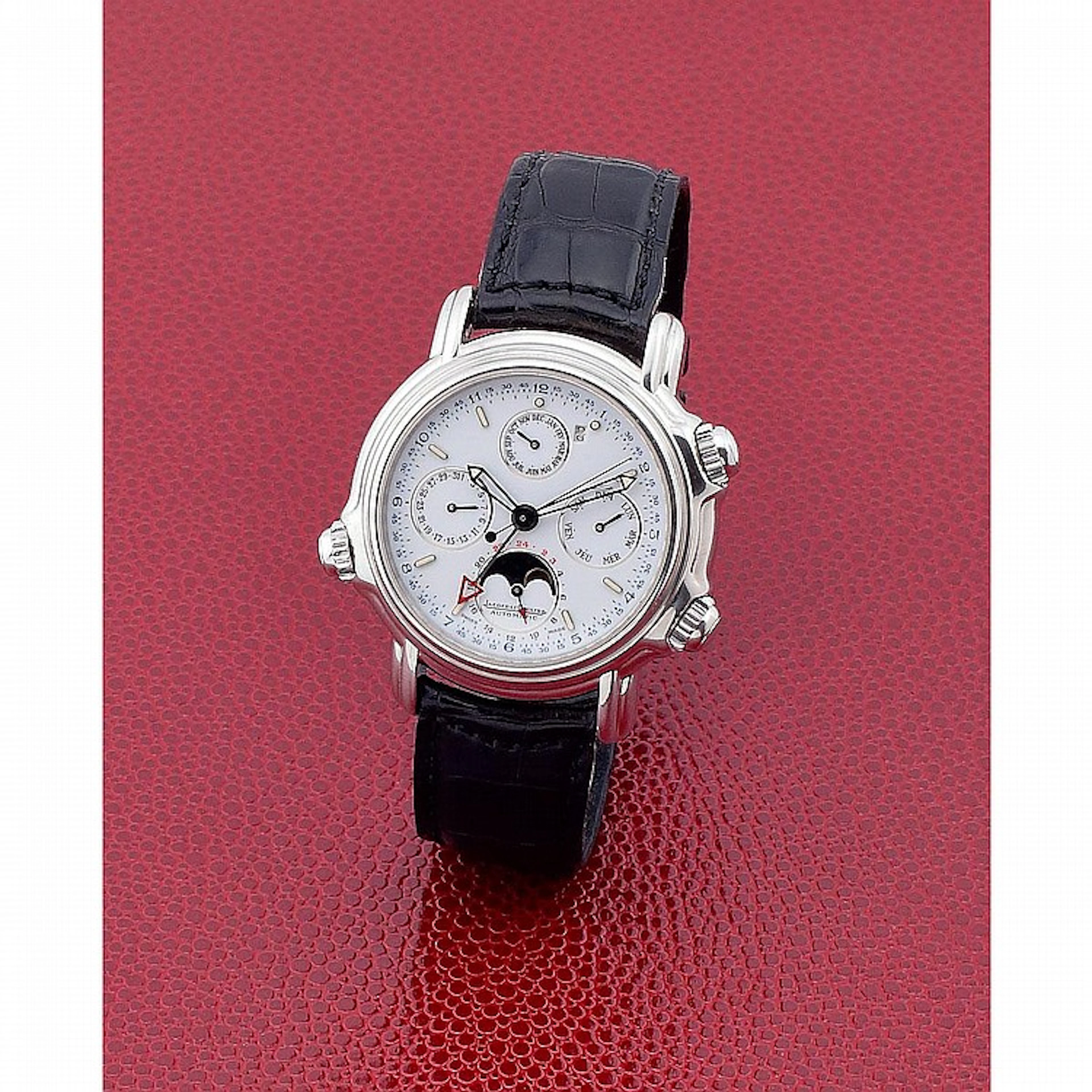 Jaeger-LeCoultre, Master Grand Réveil Calendrier Perpétuel, Ref. 180.6.99, série limitée n° 54 sur 250 exemplaires, vers 2000.