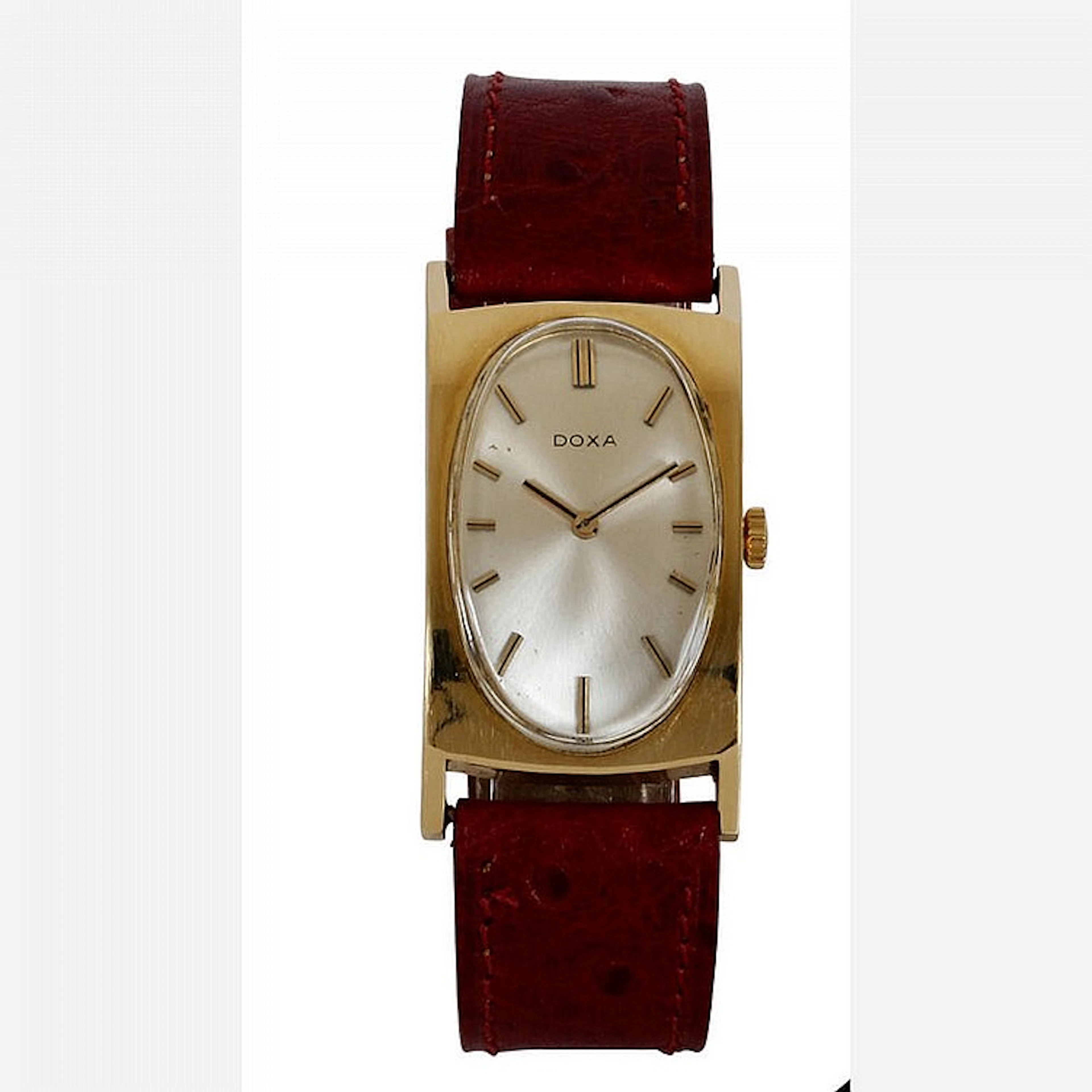 Doxa, Curvex, n° 1322292 / 8425 17, vers 1960. Une grande montre