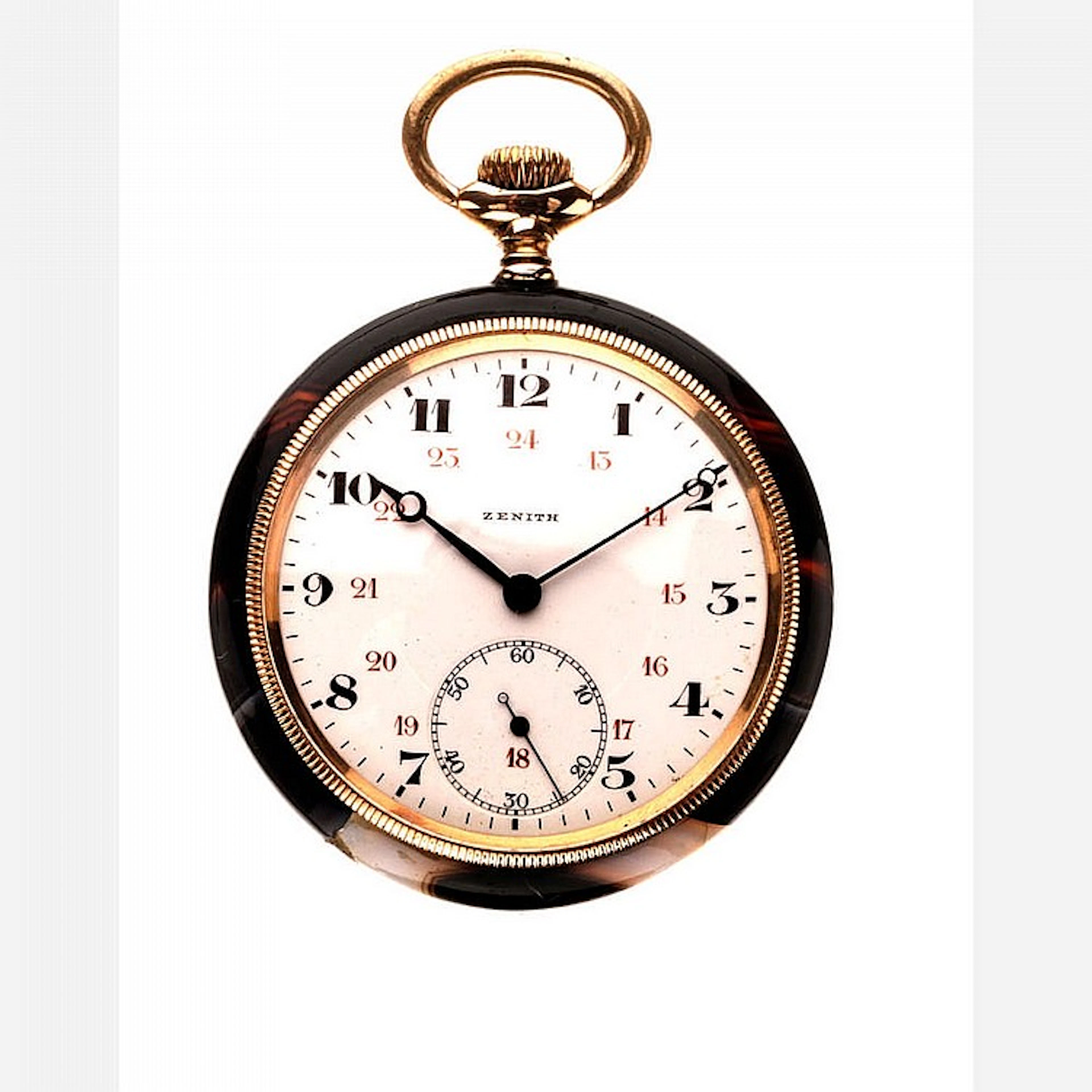 Un lot de 2 montres de gousset à remontage manuel:  Zénith, boît