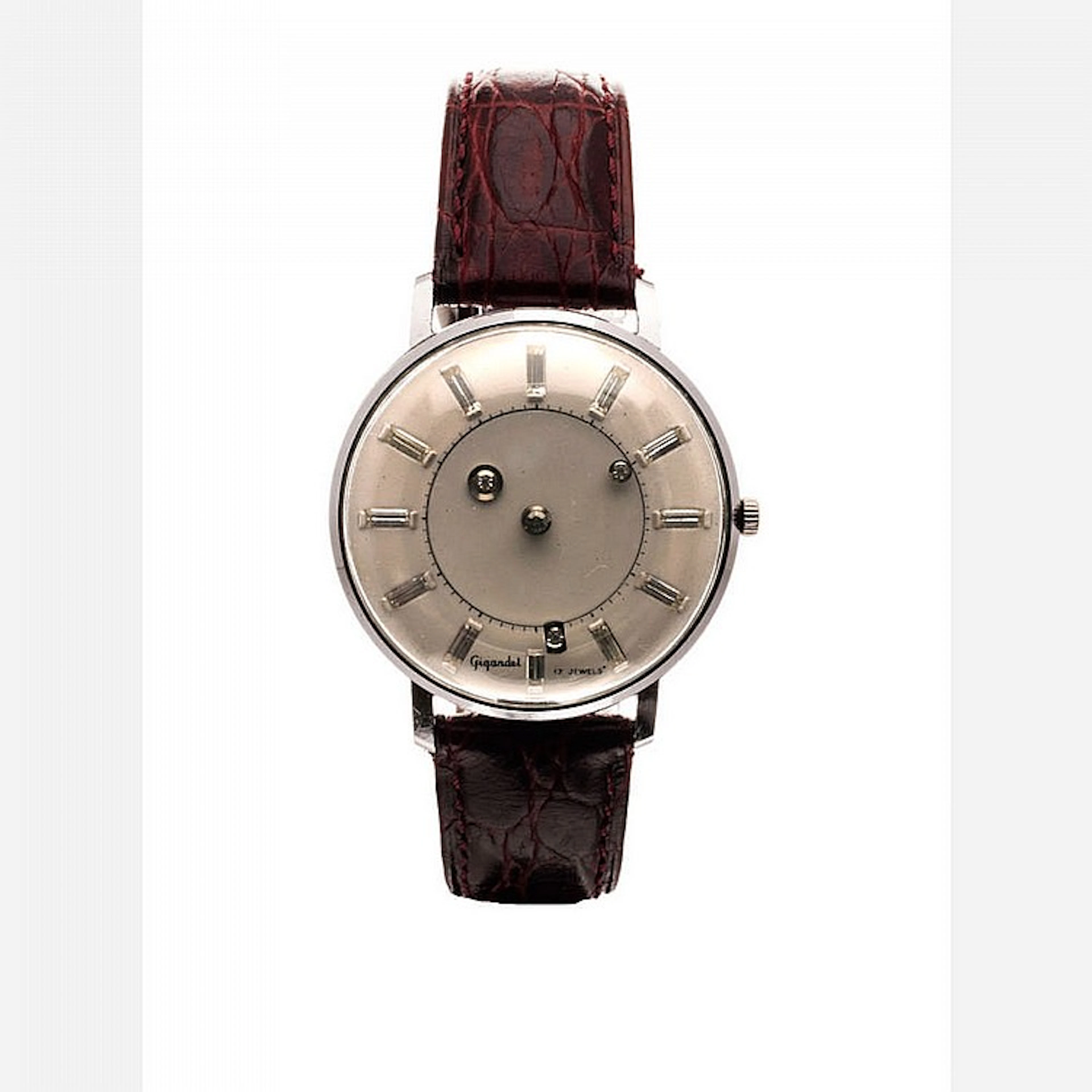 Gigandet, Mystérieuse, vers 1950. Une montre dite "mystérieuse"