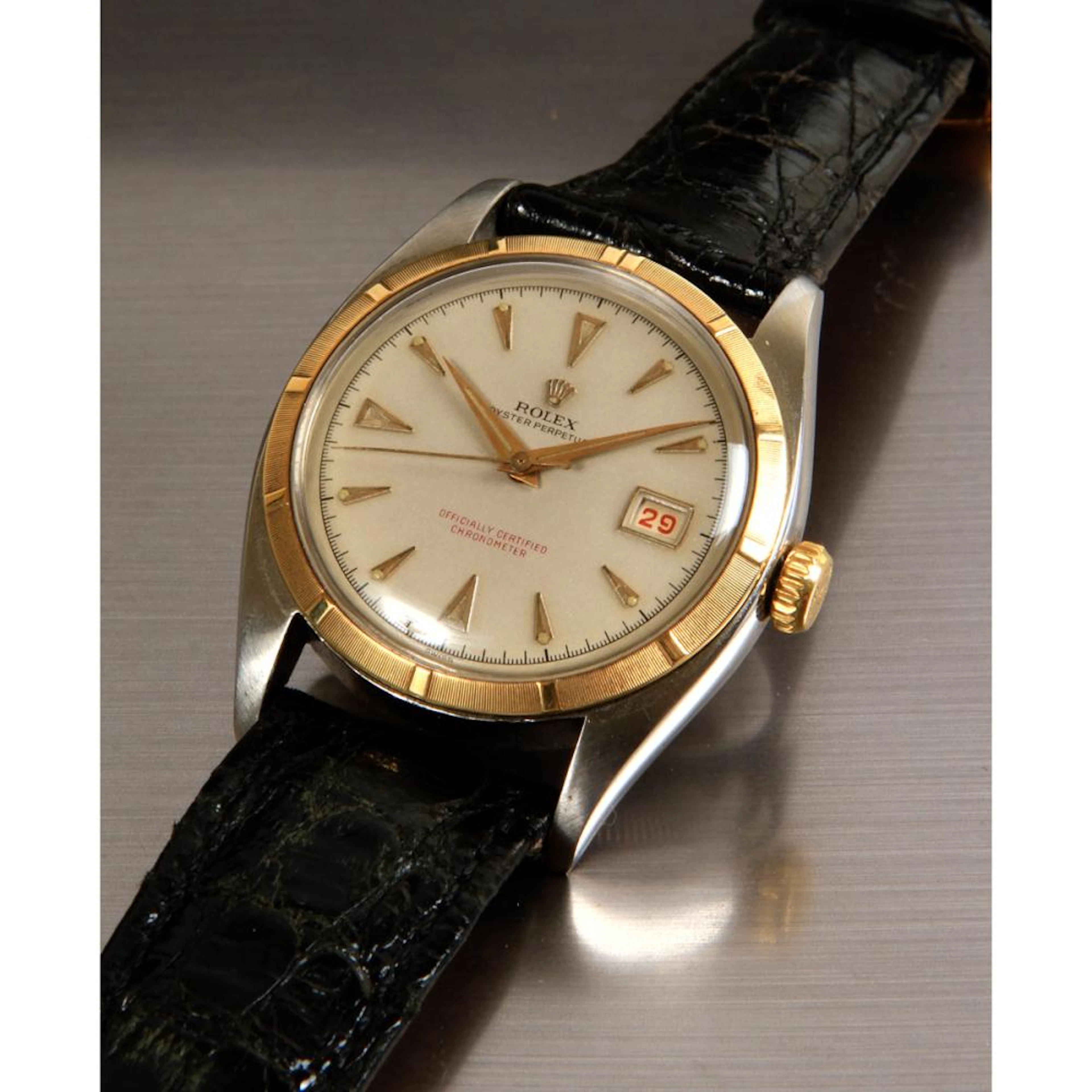Rolex, Big Bubble, Rref. 6105, n°858xxx, vers 1965…