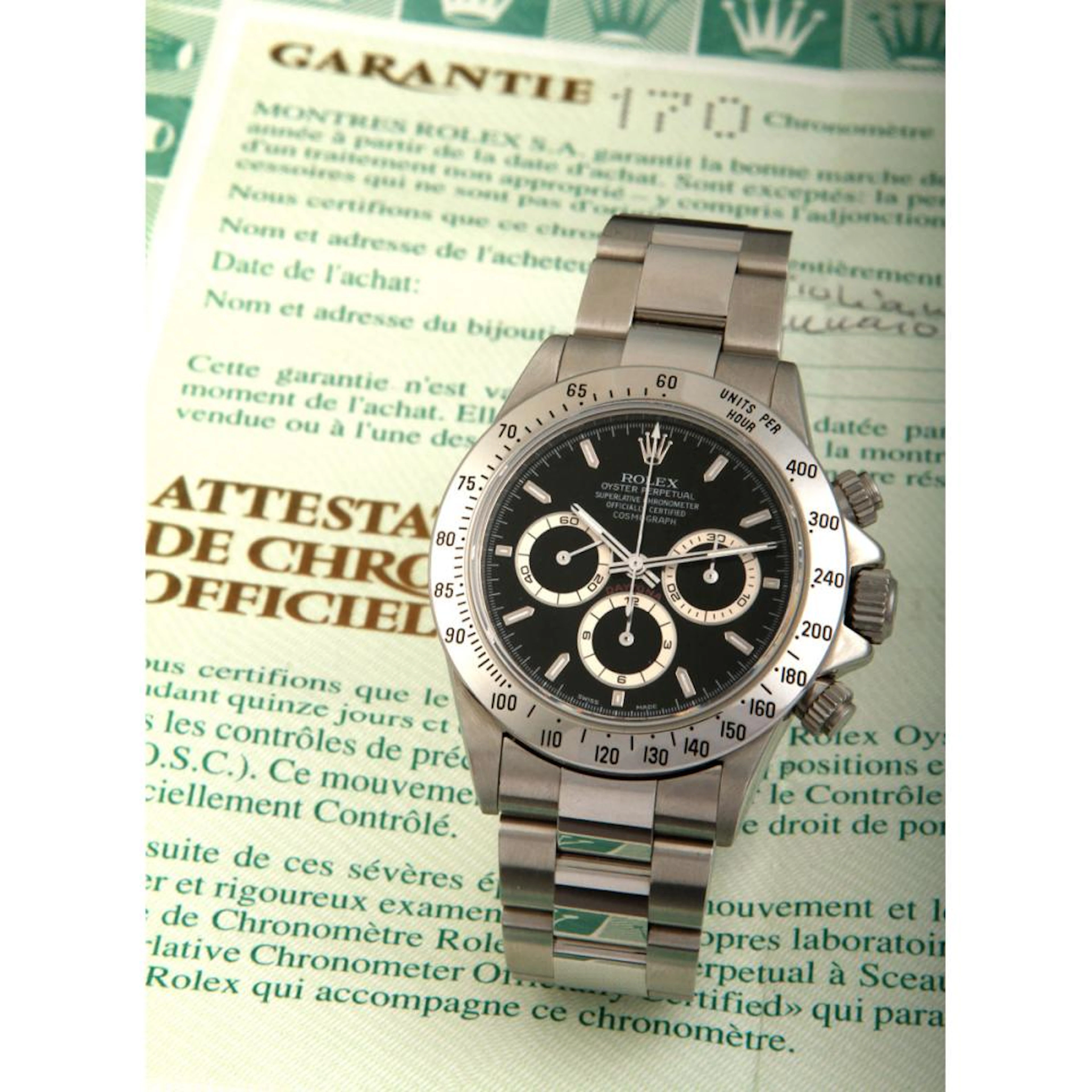 Rolex, Cosmograph Daytona " Zenith", Ref. 16520, n…