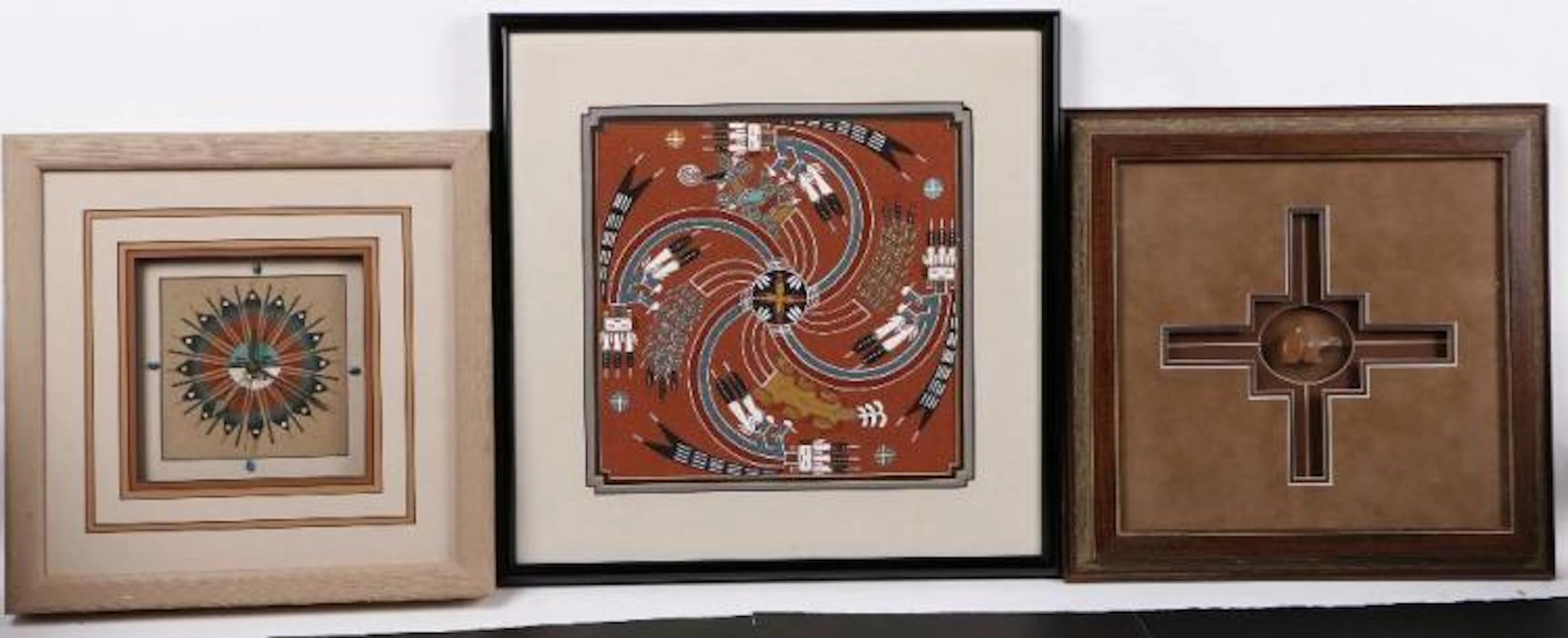 THREE SOUTHWEST ART HANGINGS