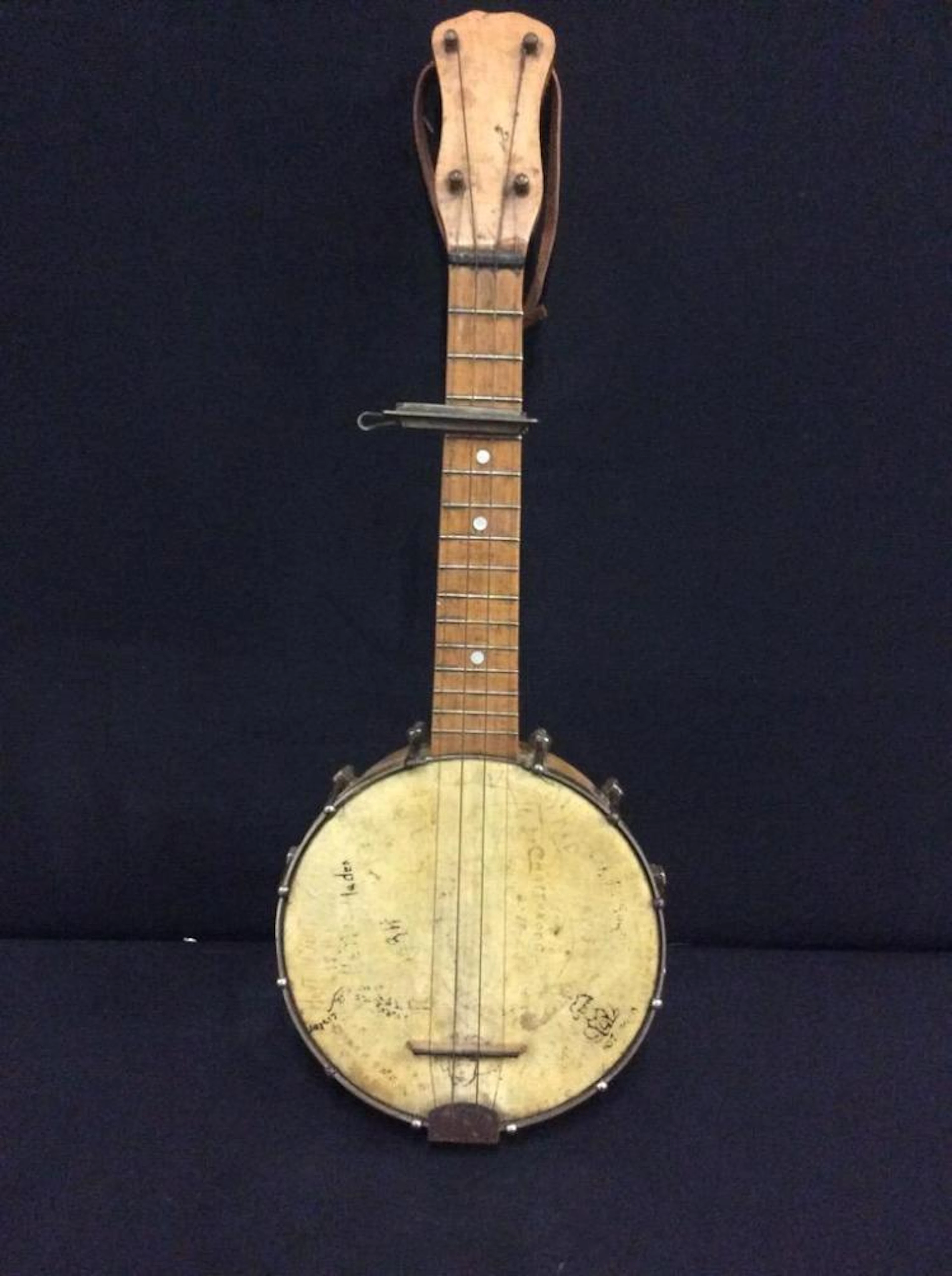 Antique Concertone Banjo-Ukulele - signed with quotes all...
