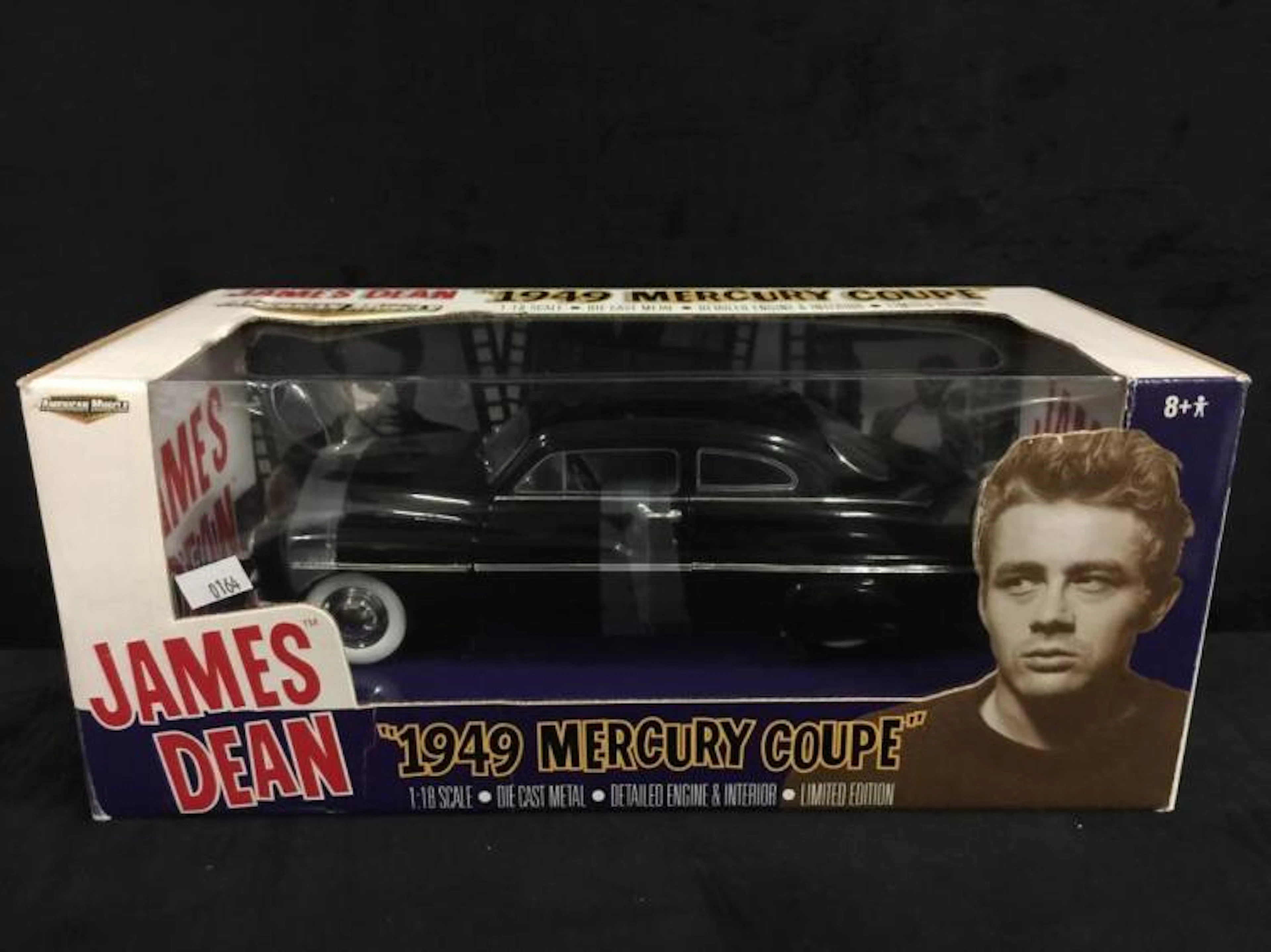 ERTL American Muscle James Dean 1:18 scale 1949 Mercury Coupe die cast NIP