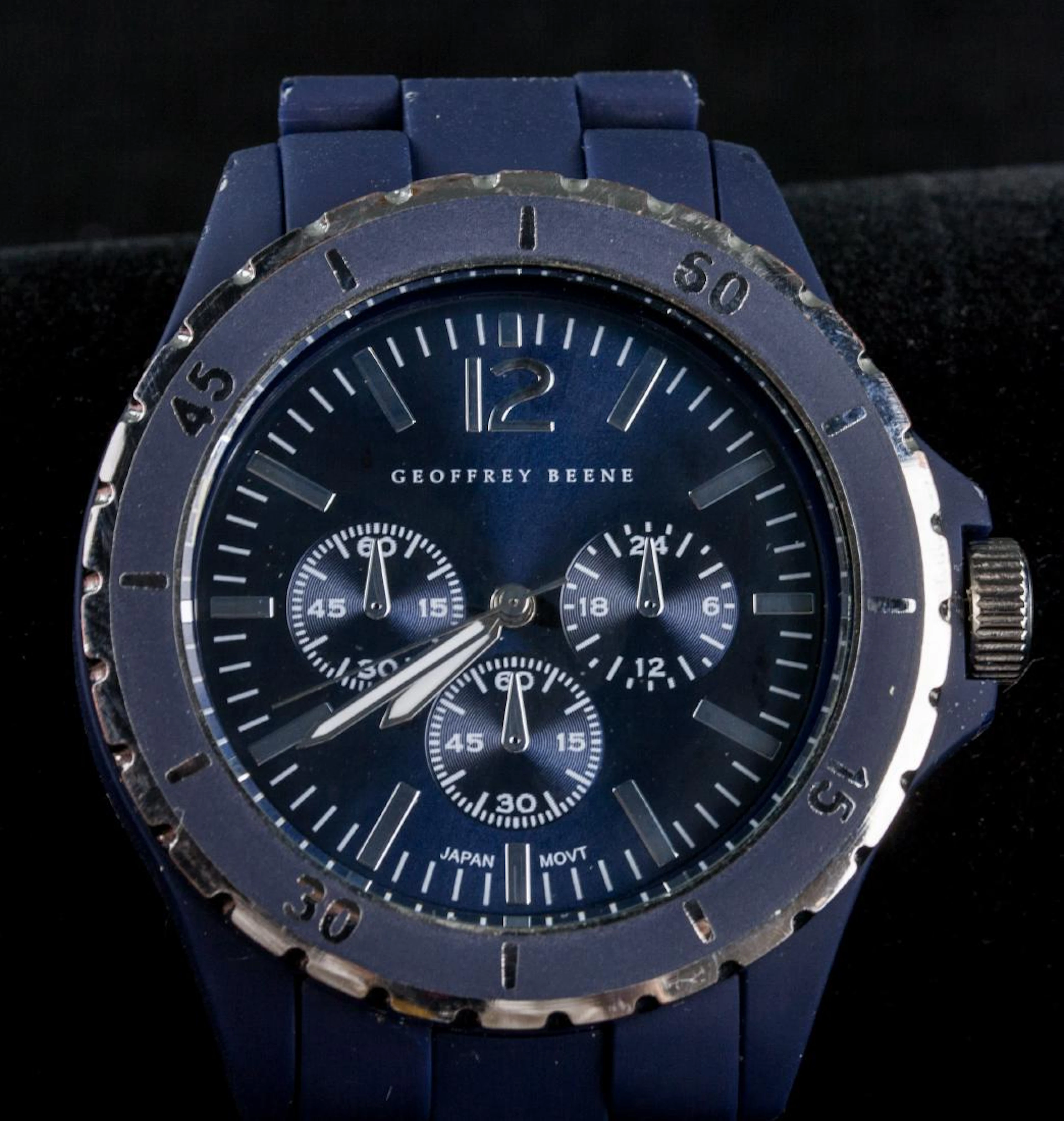 Geoffrey Beene Men's Stainless Steel Watch