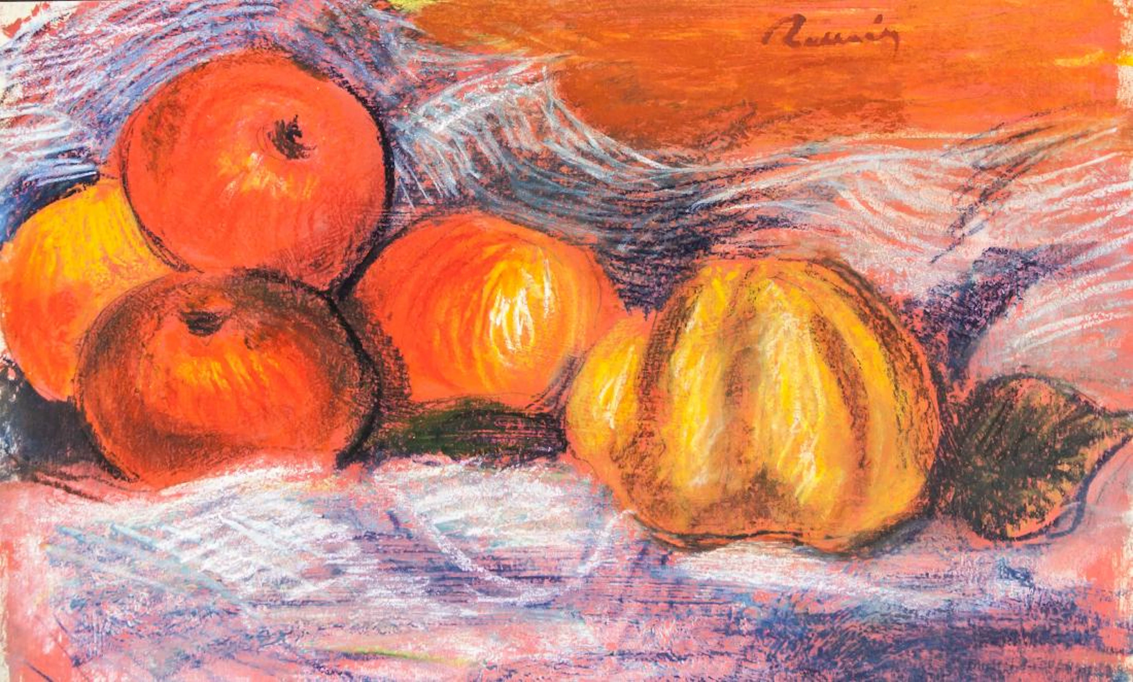 Auguste Renoir 1841-1919 French Tempera Still Life