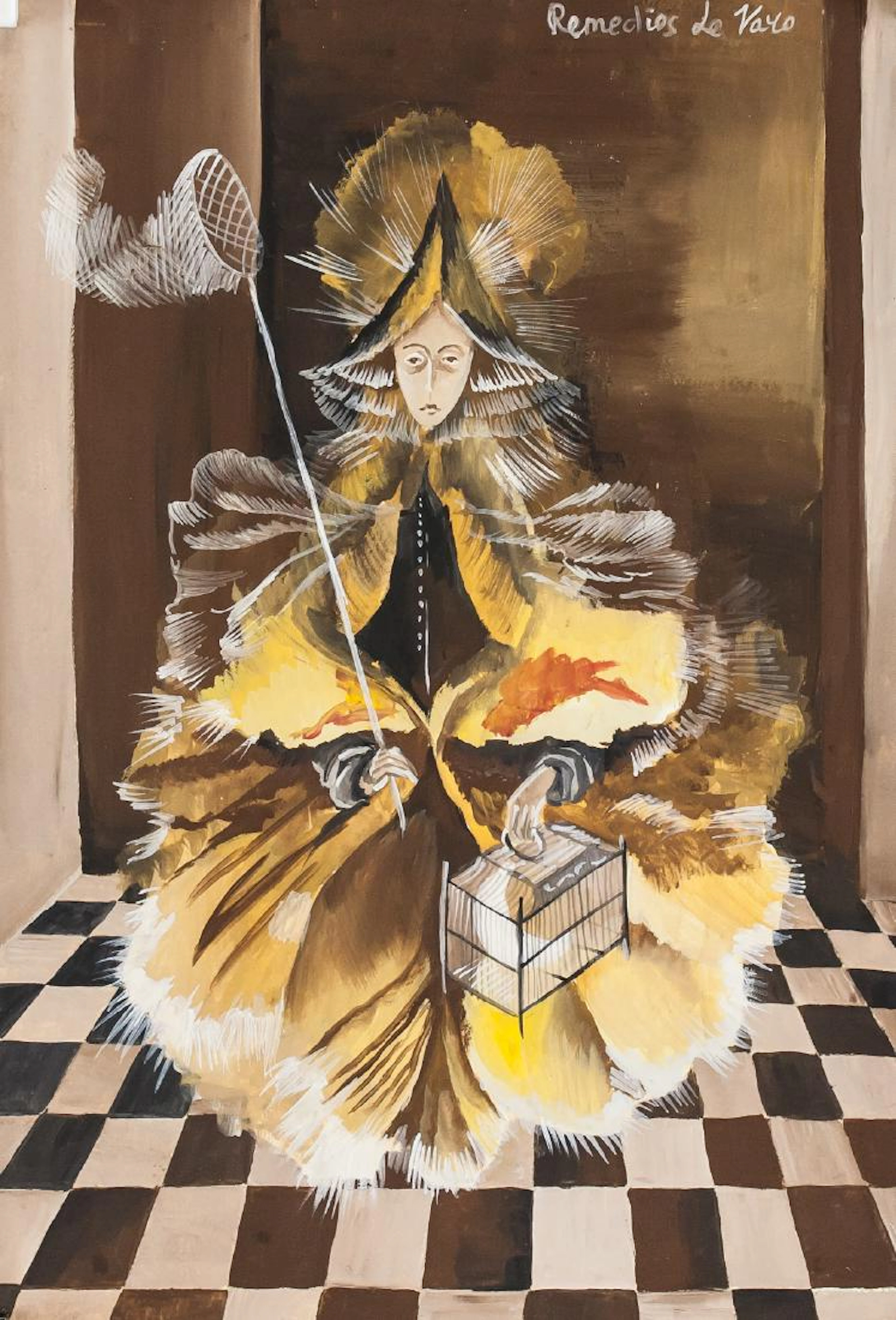 Remedios de Varo Spanish Surrealist Tempera Paper