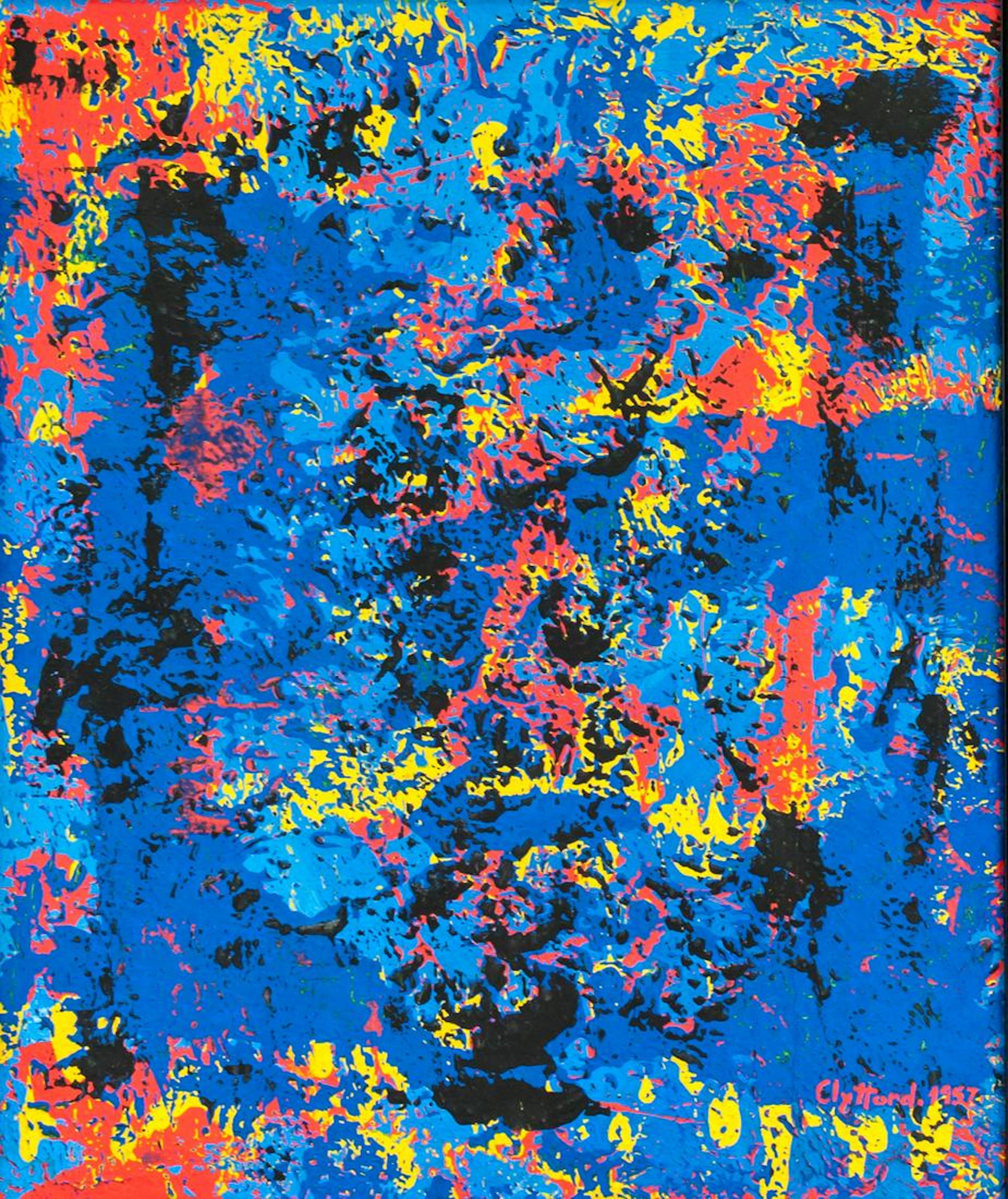 Clyfford Still American Abstract Oil on Canvas