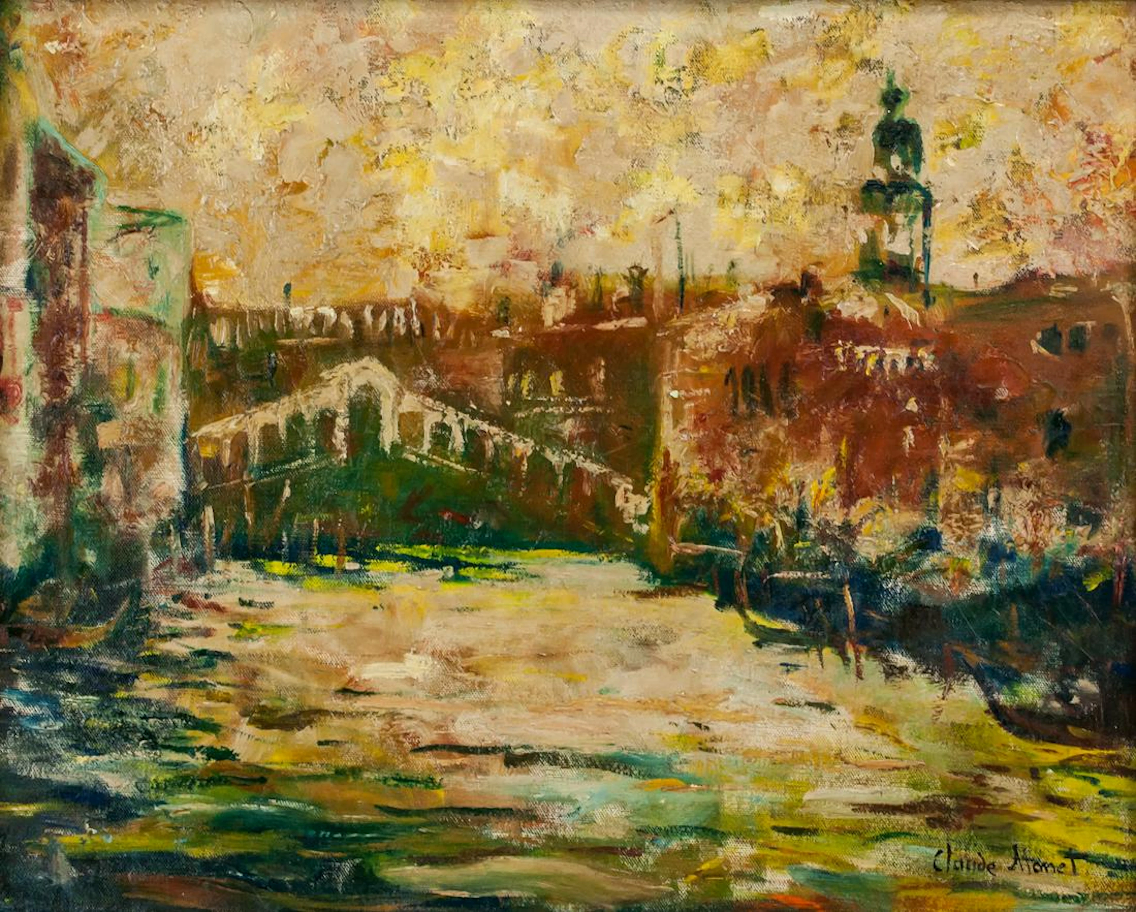 Claude Monet French Impressionist Oil on Canvas