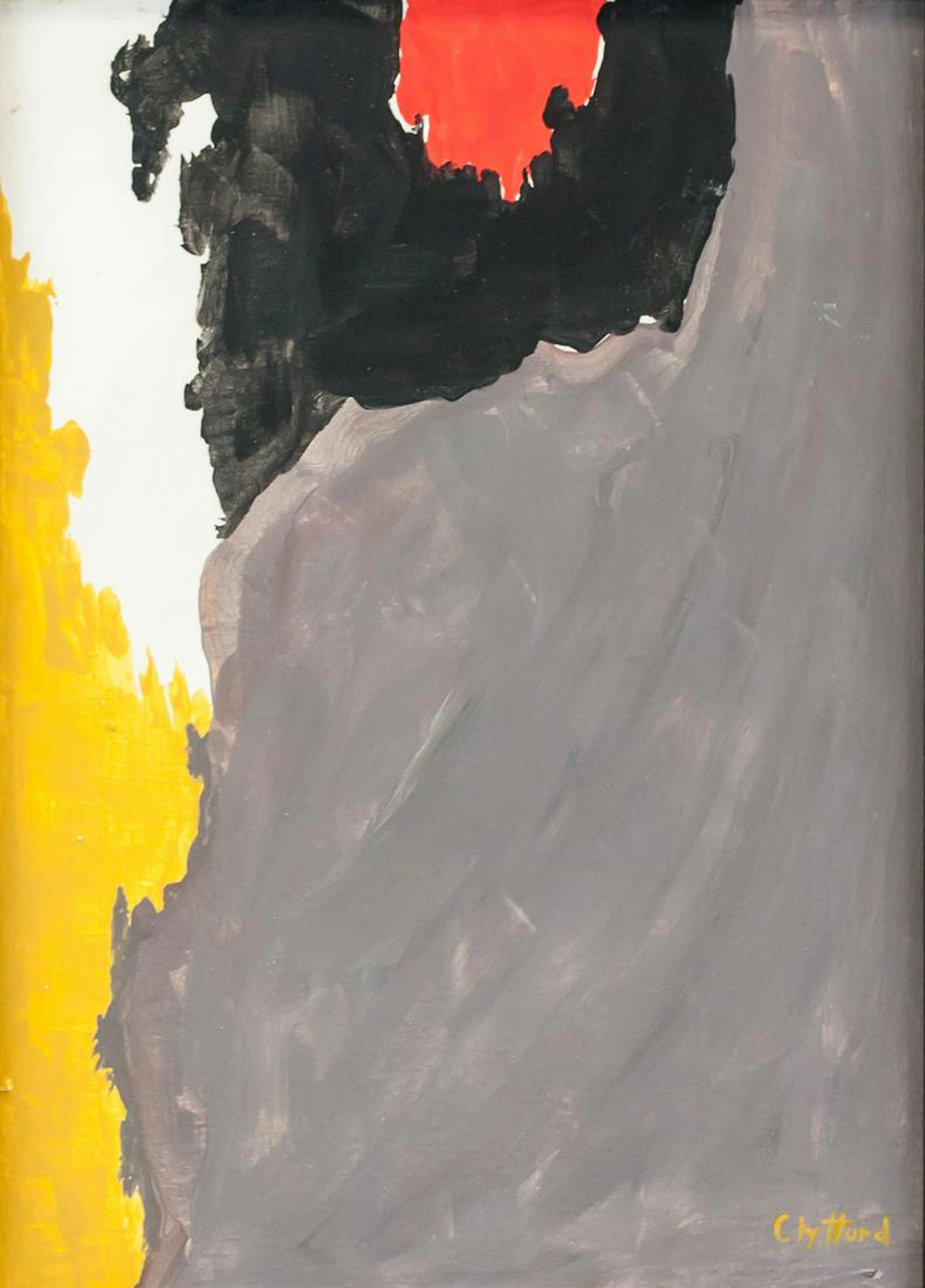 Clyfford Still American Abstract Oil on Canvas