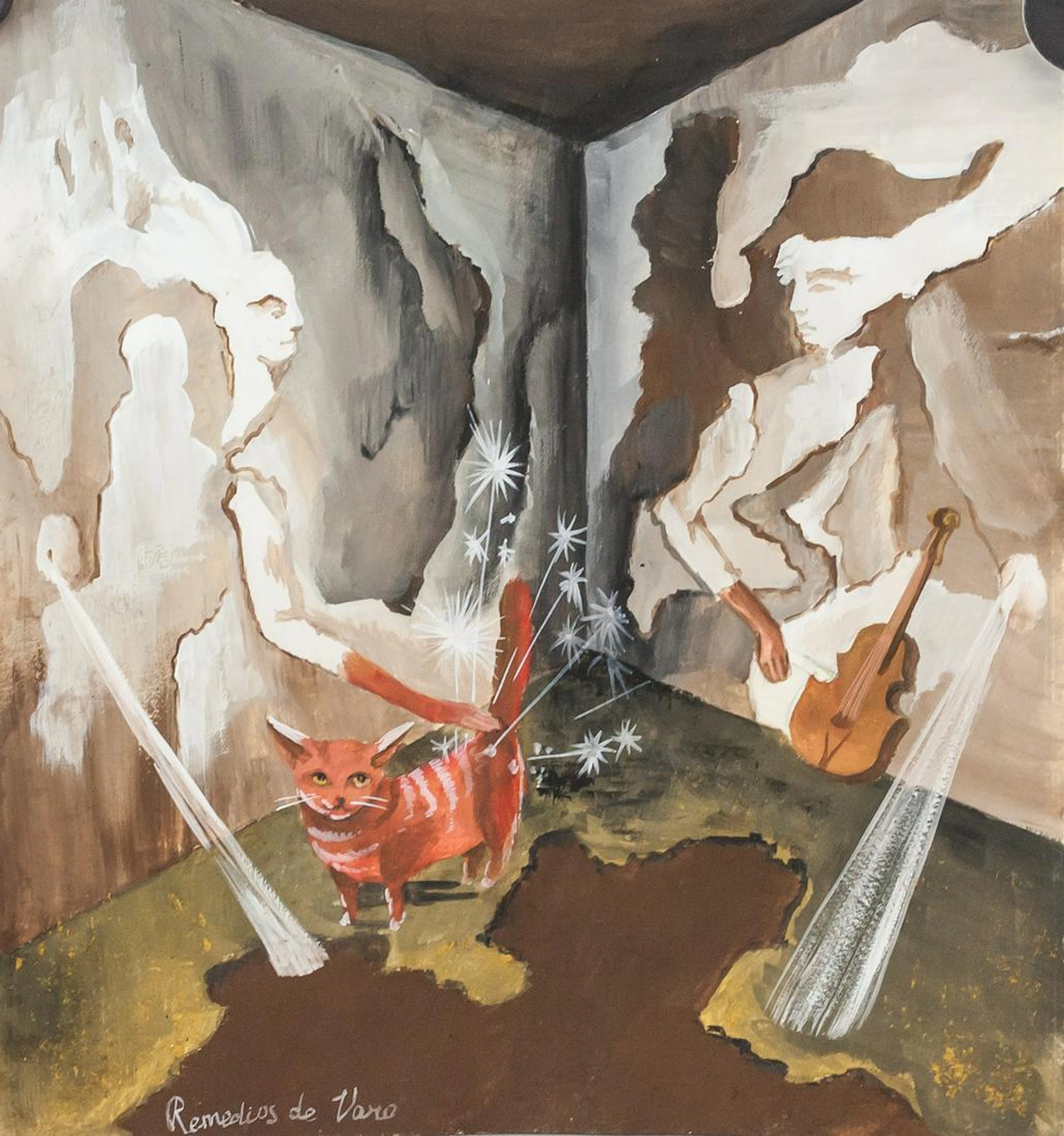 Remedios Varo Spanish Modernist Gouache on Paper