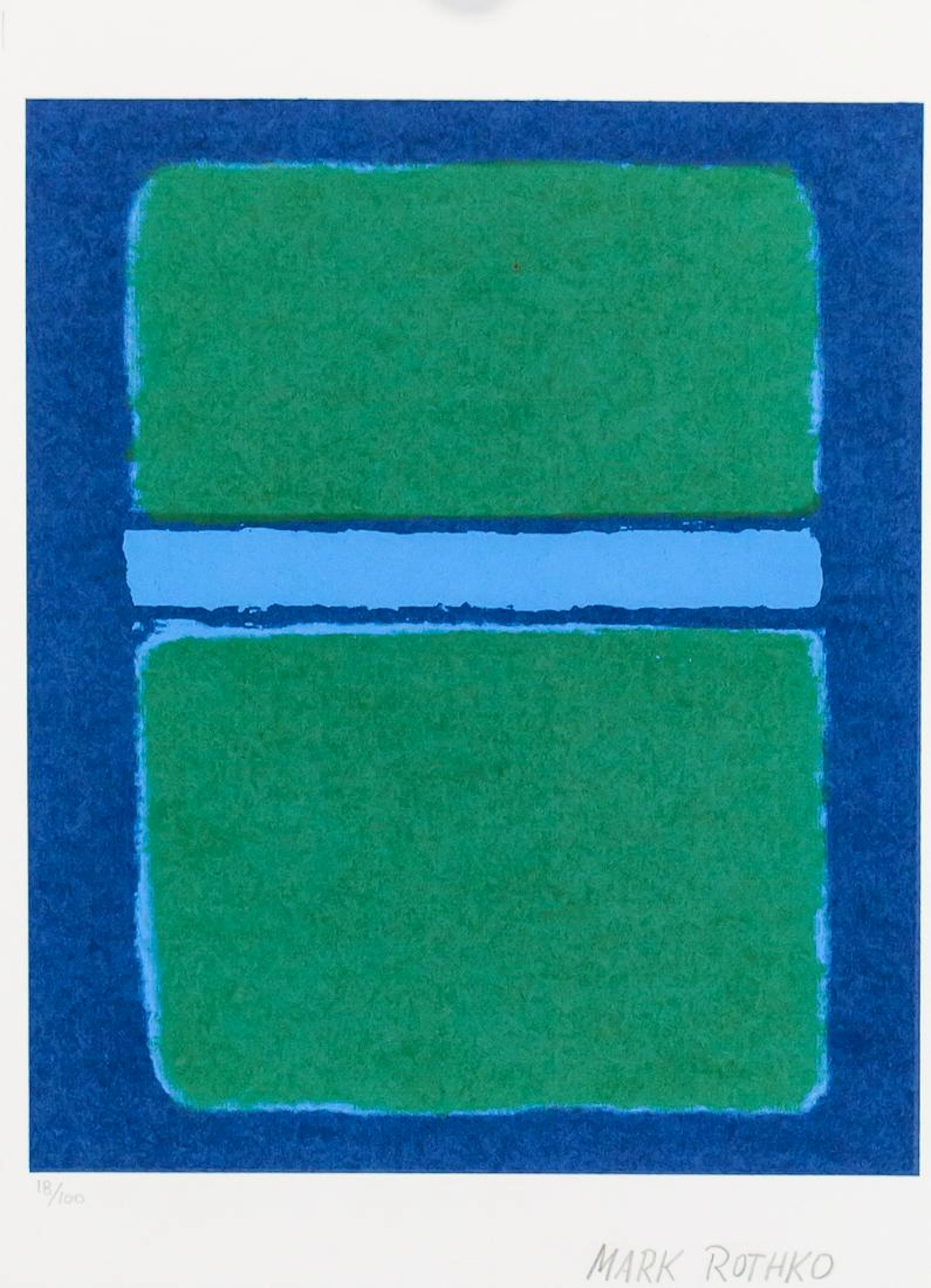Mark Rothko American Signed Silkscreen 18/100