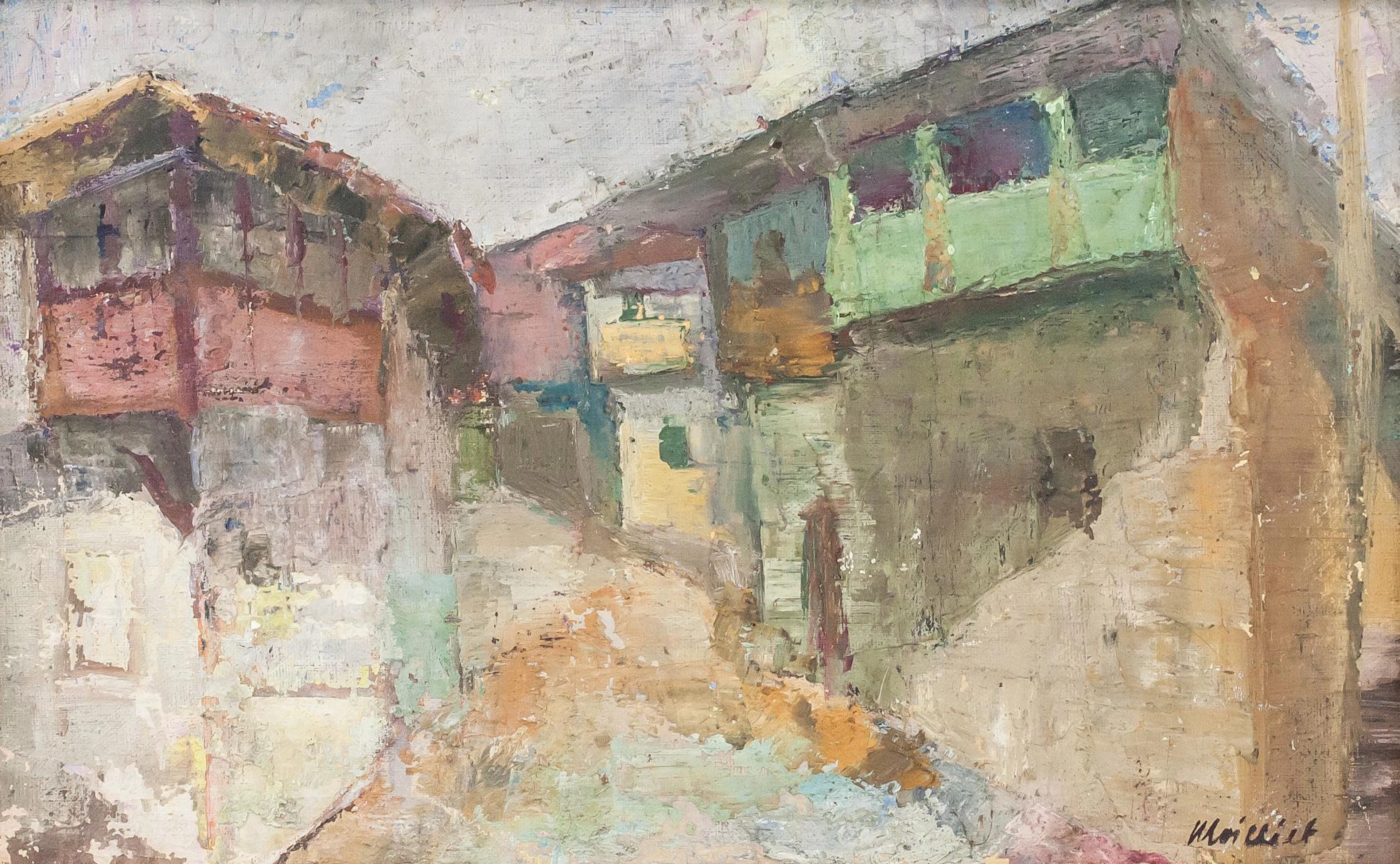 Louis Moilliet Swiss Oil on Canvas Landscape