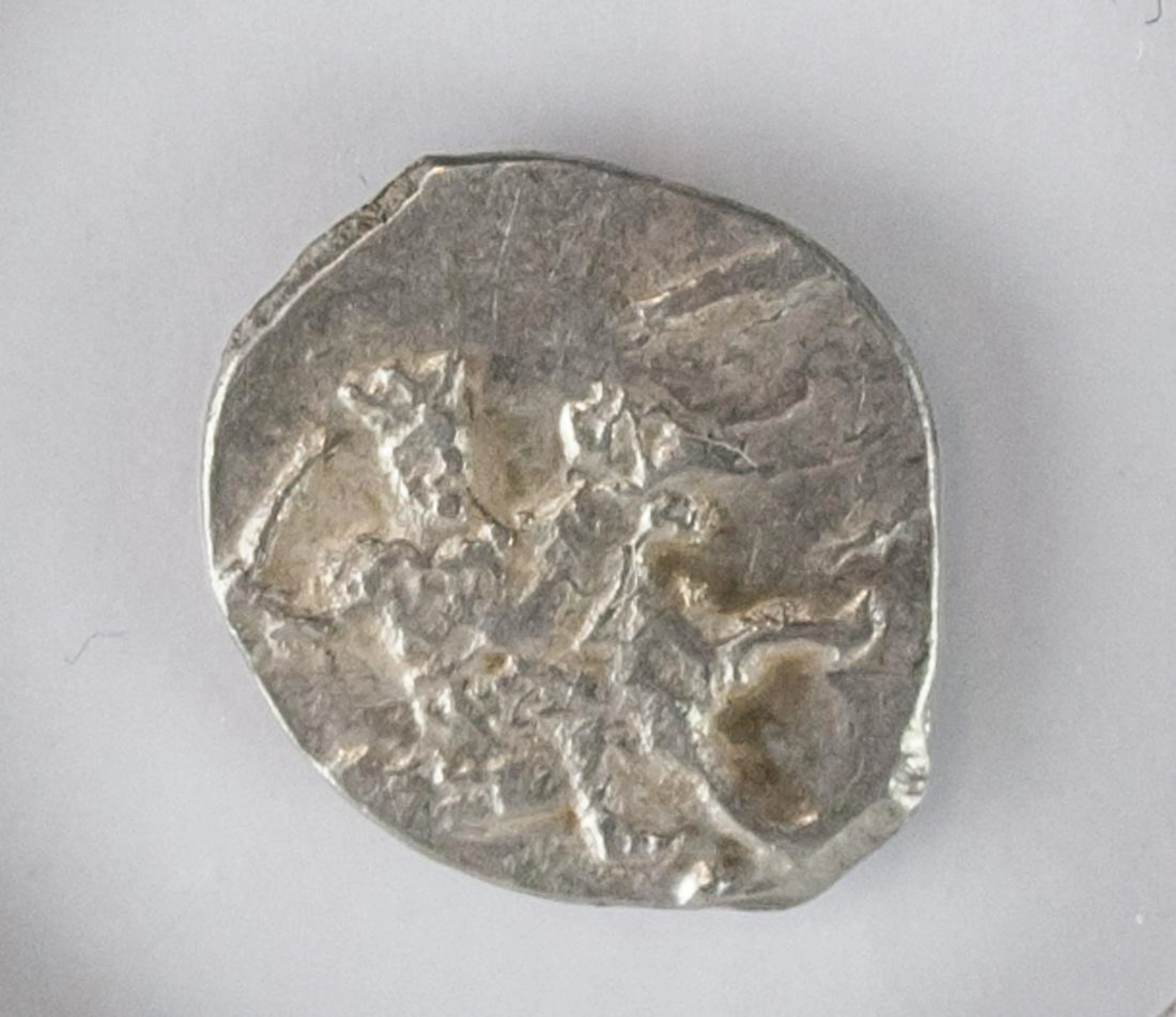 1533-1547 Russian Pskov Ivan IV Silver Denga Coi
