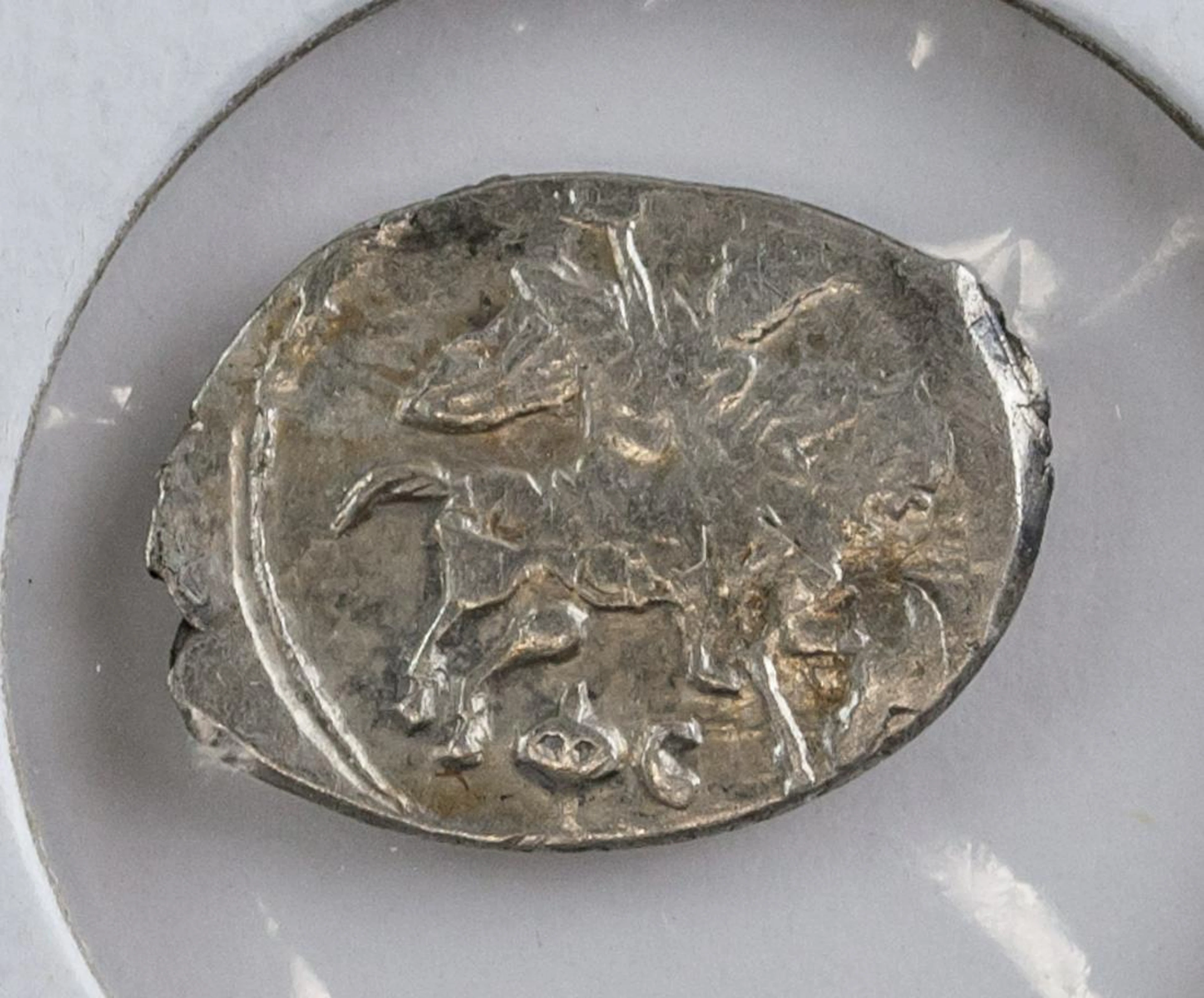 1533-1547 Russian Pskov Ivan IV Silver Kopeck Coi