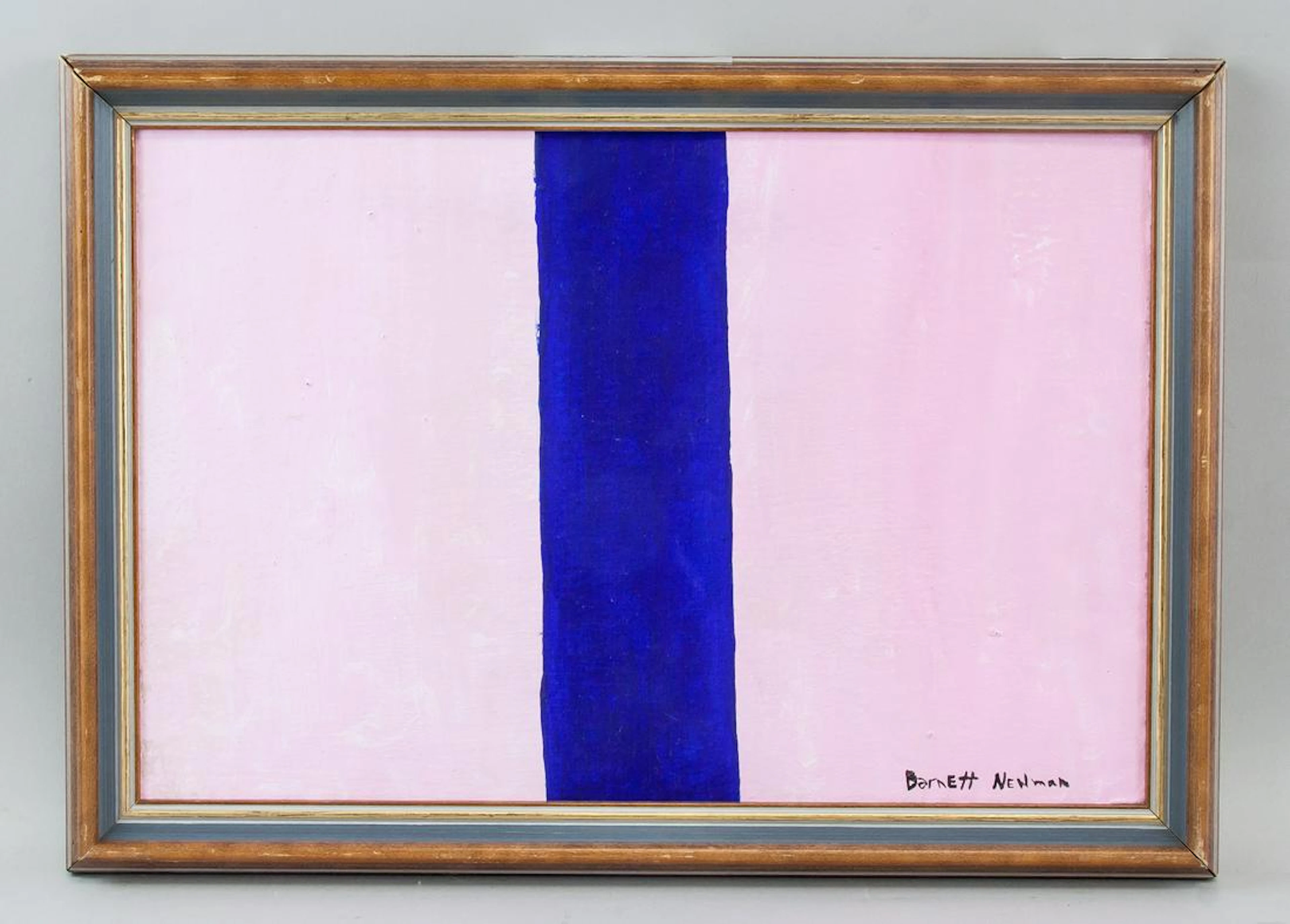Barnett Newman American Color Field Oil on Canvas
