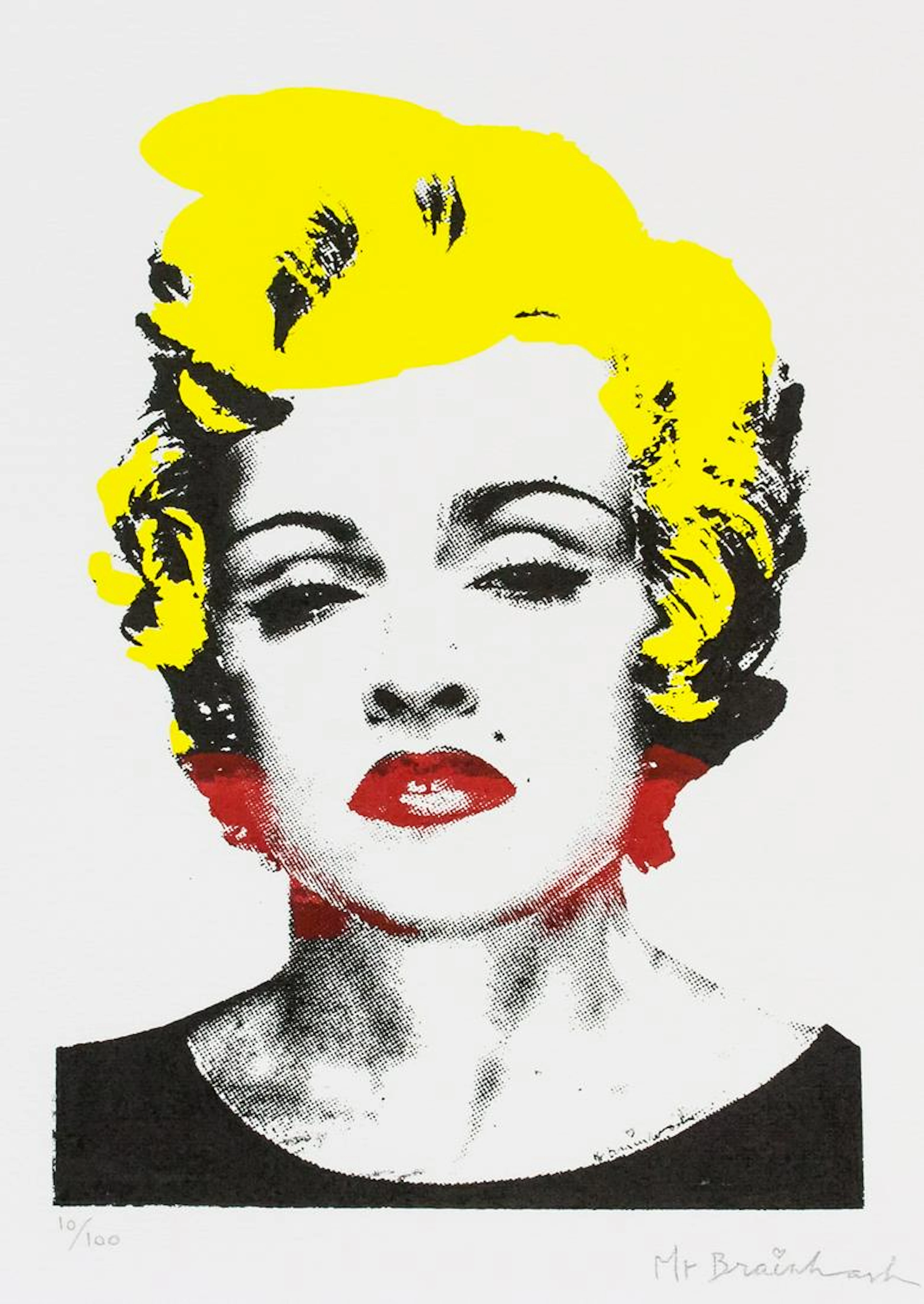Mr. Brainwash French Signed 10/100 Madonna