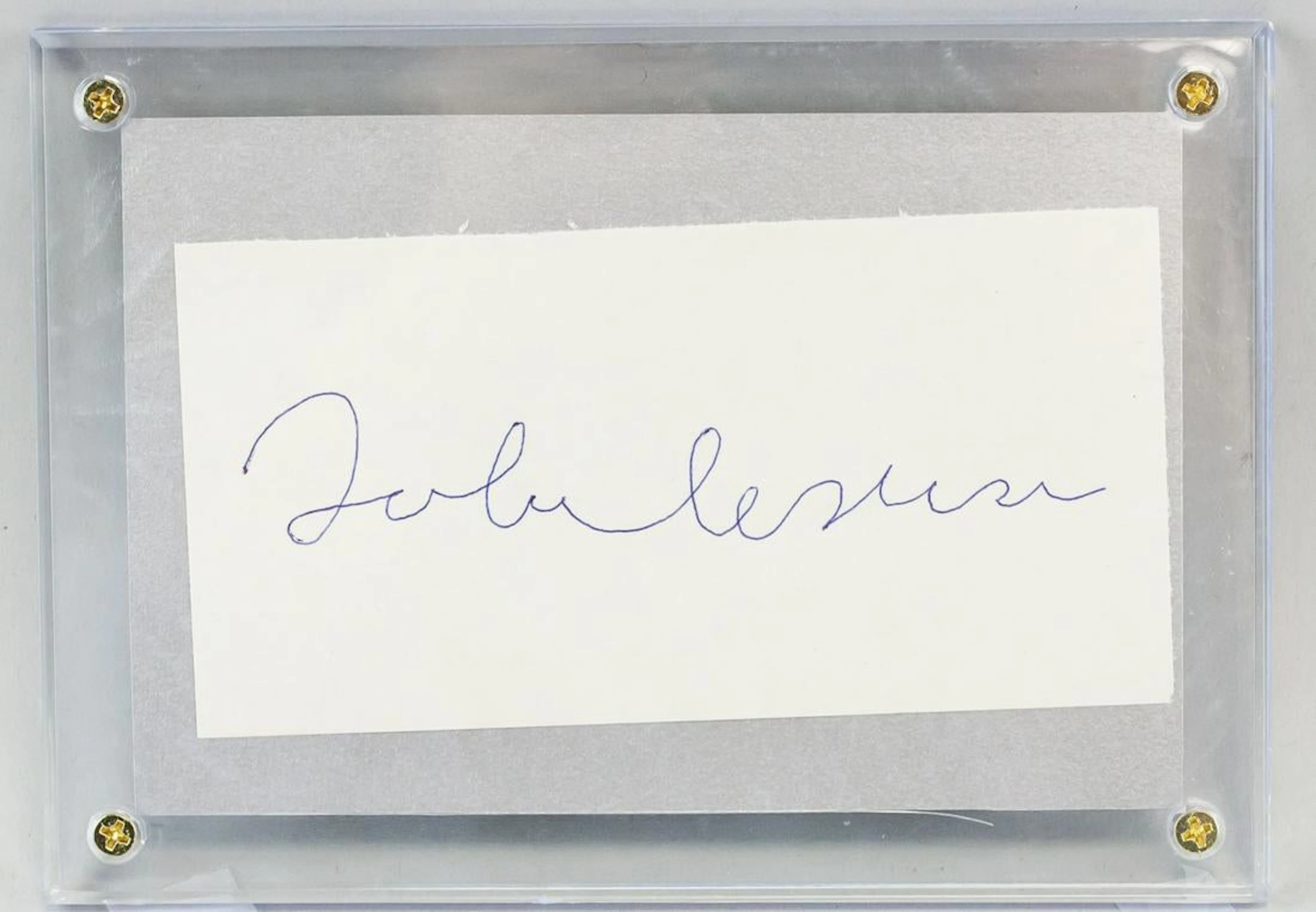John Lennon 1940-1980 American Autograph Card