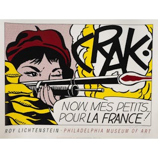 Roy Lichtenstein (1923-1997): Crak! Poster