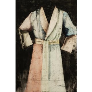 Jim Dine (B. 1935): Robe Colored with Thirteen Kinds of Oil Paint