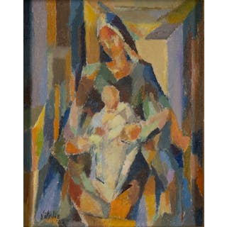 Macario Cruz Vitalis (1898 - 1990): Virgin and Child