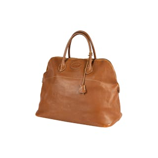 Hermes Gold Courchevel Leather 45cm Bolide Bag