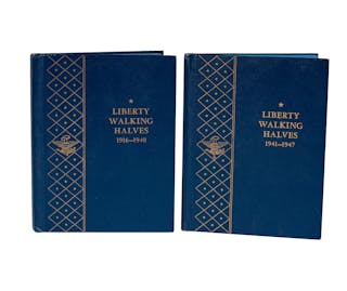 1916-1940 and 1941-1947 Liberty Walking Halves Books