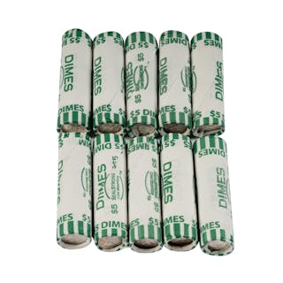 10 Rolls of 1963 Uncirculated US Roosevelt Dimes