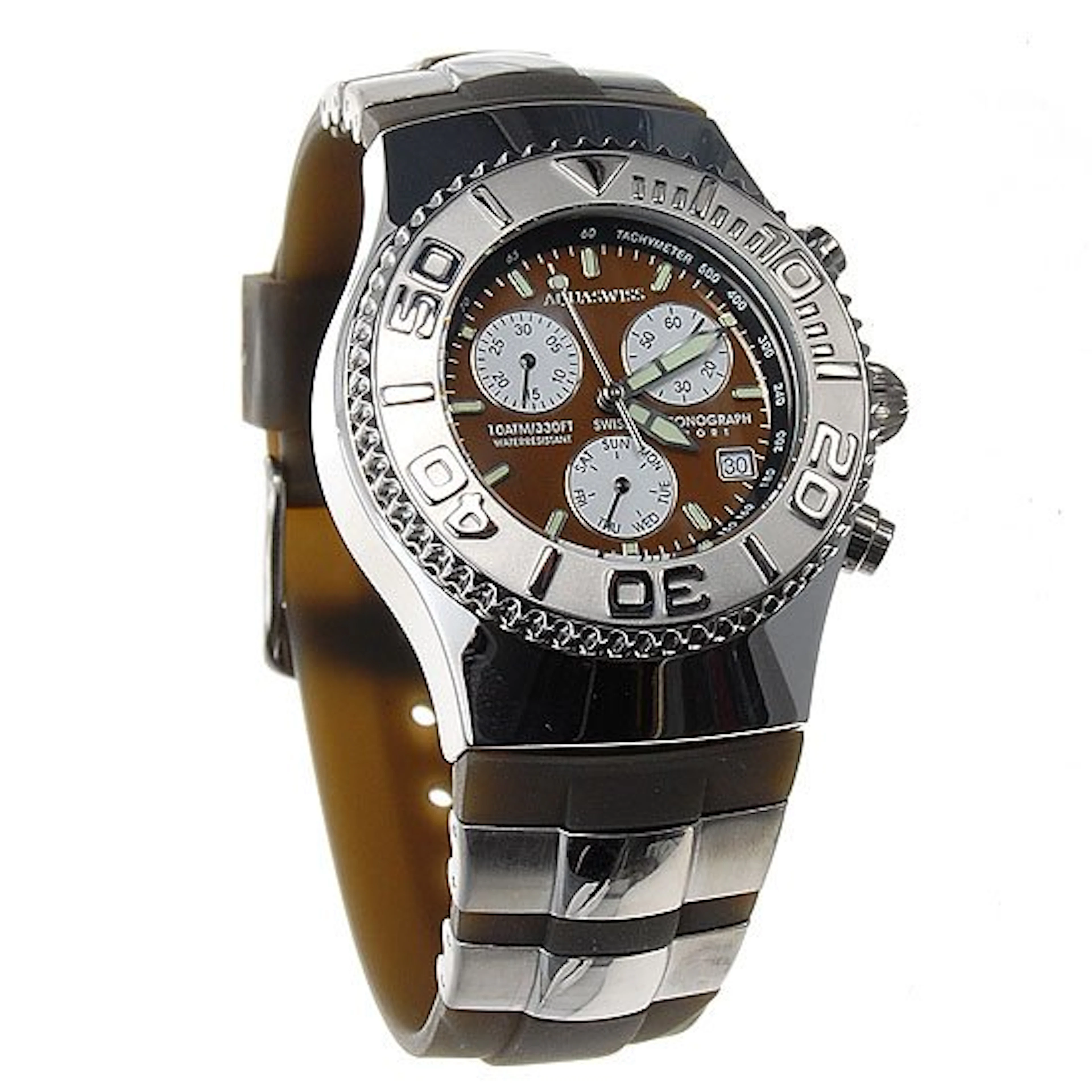 New Aqua Swiss Men's Chronograph Watch