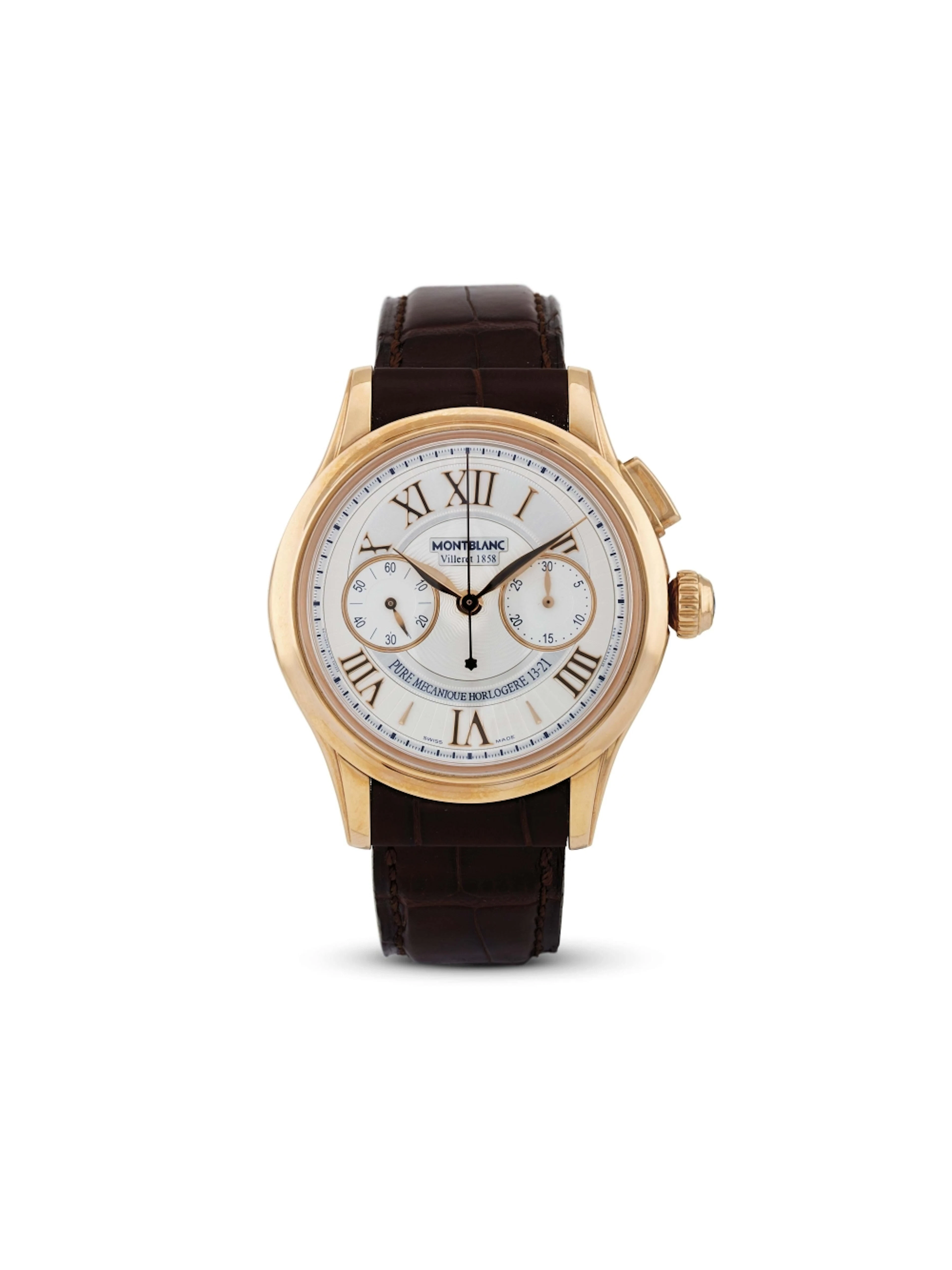 CRONOGRAFO MONTBLANC MONOPULSANTE VILLERET 1858 LIMITED 50/58
