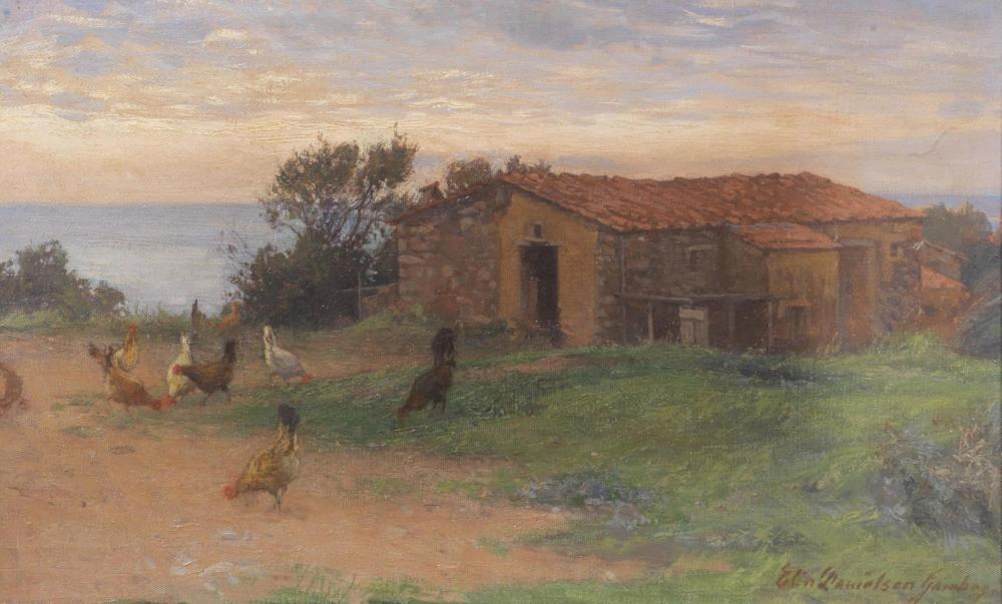 Elin Danielson Gambogi (Noormarkku 1861 - Antignano 1919)...