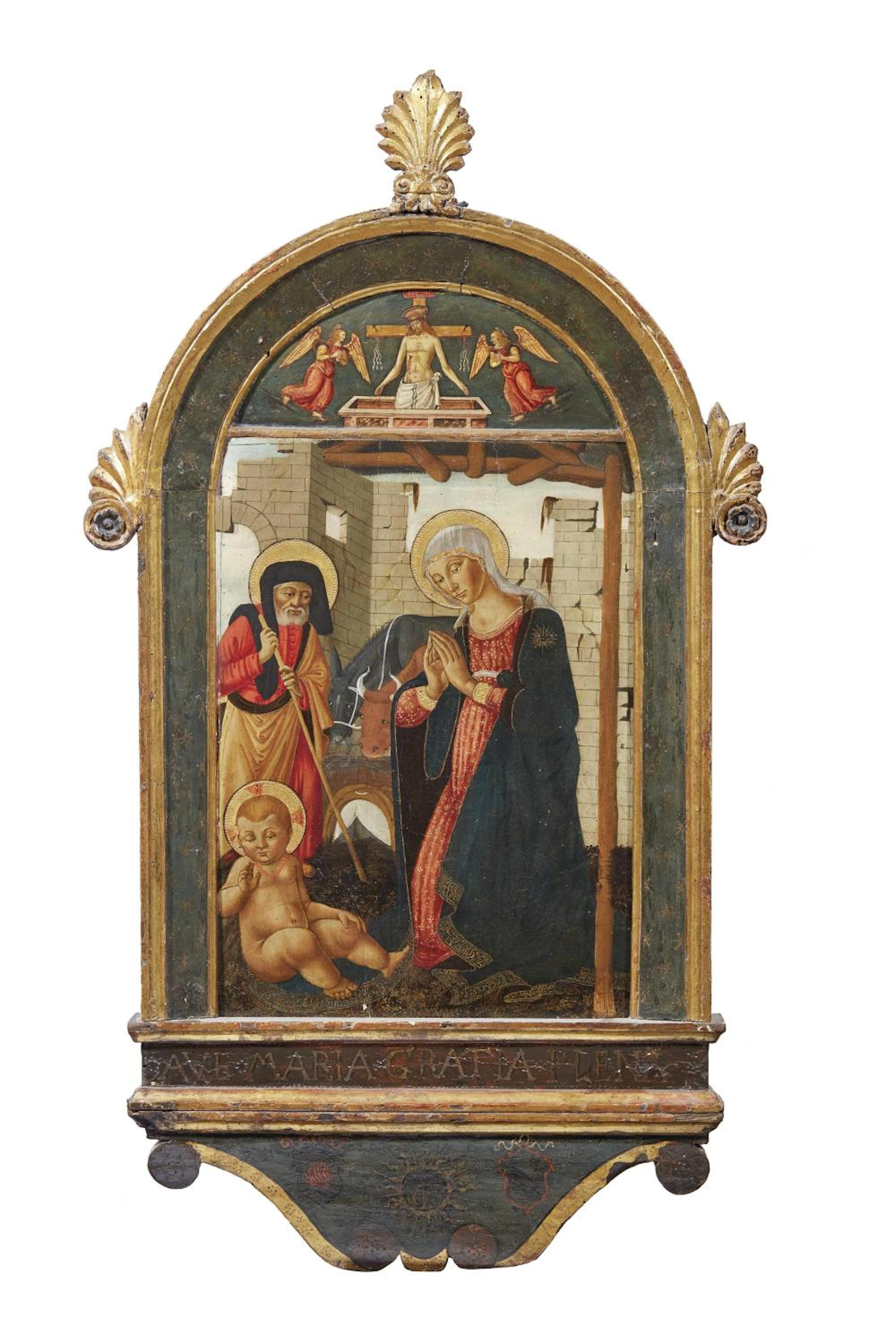 Scuola fiorentina, fine sec. XV  NATIVITÀ  temper