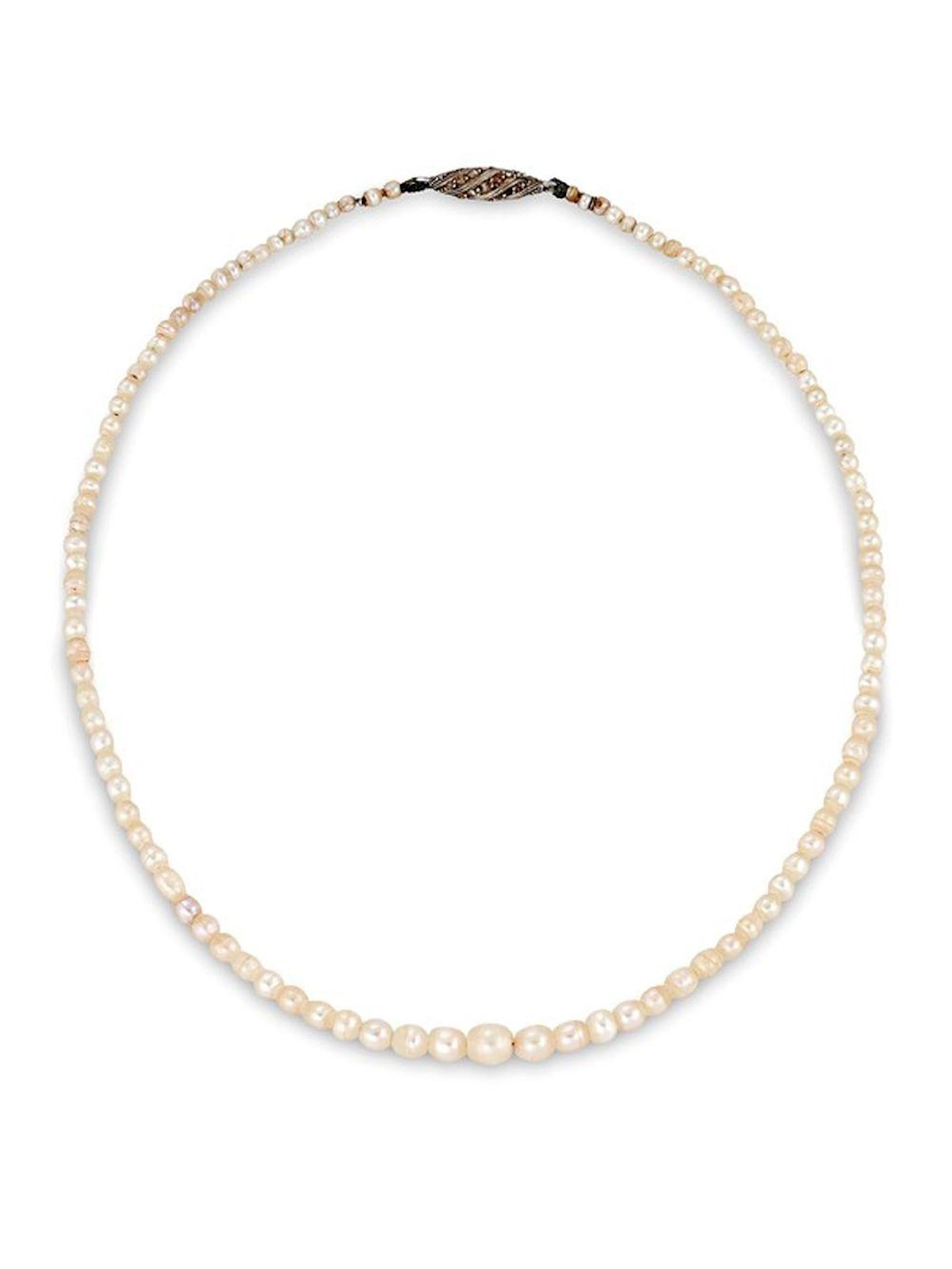 COLLANA DI PERLE NATURALI