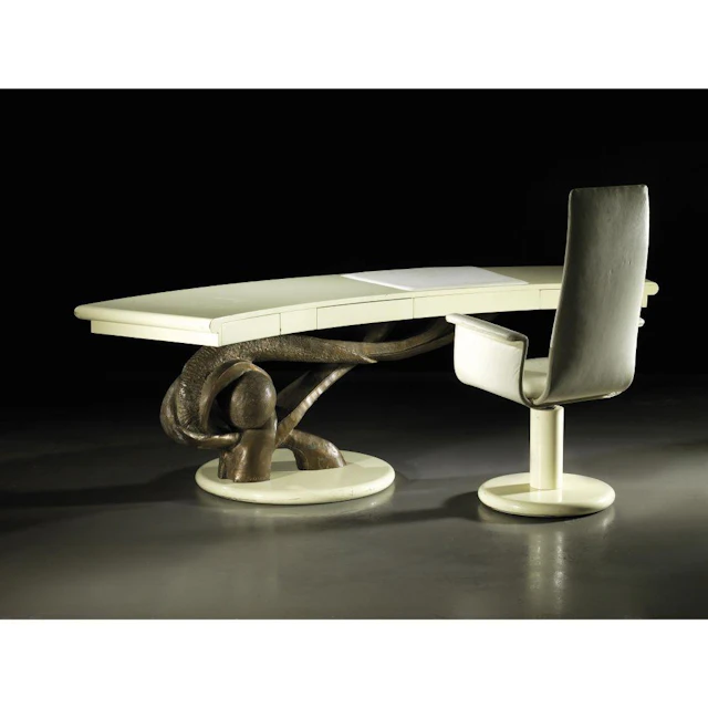 Marzio Cecchi (Firenze, 1940 - New York, 1990) DESK, BRASS