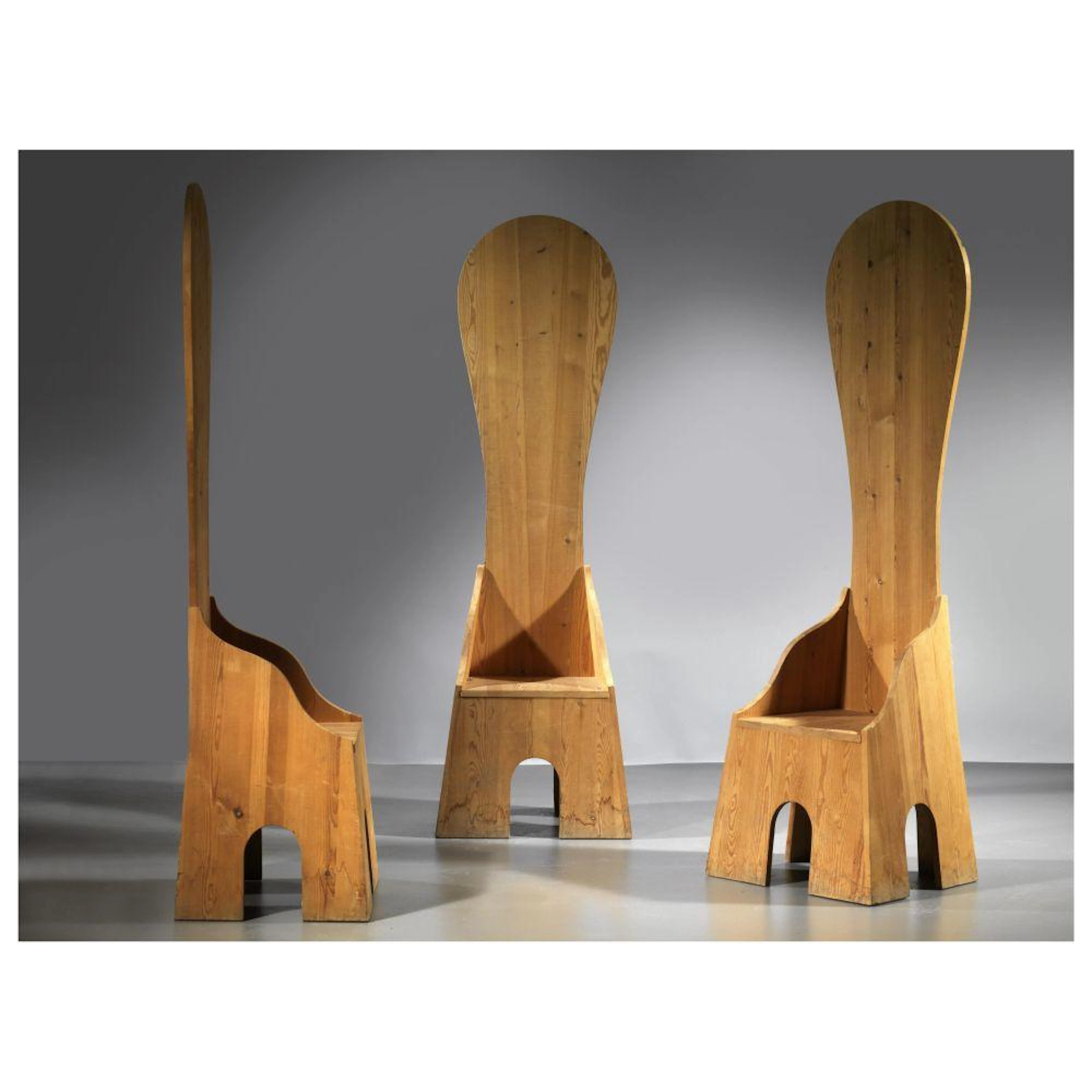 Mario Ceroli (Castel Frentano, 1938) THREE «MOBILI NE